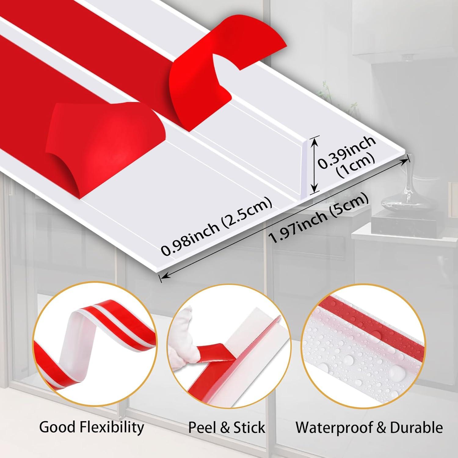 Tira de Sellado de Silicona Soengsau 310.4x5 cm Blanca