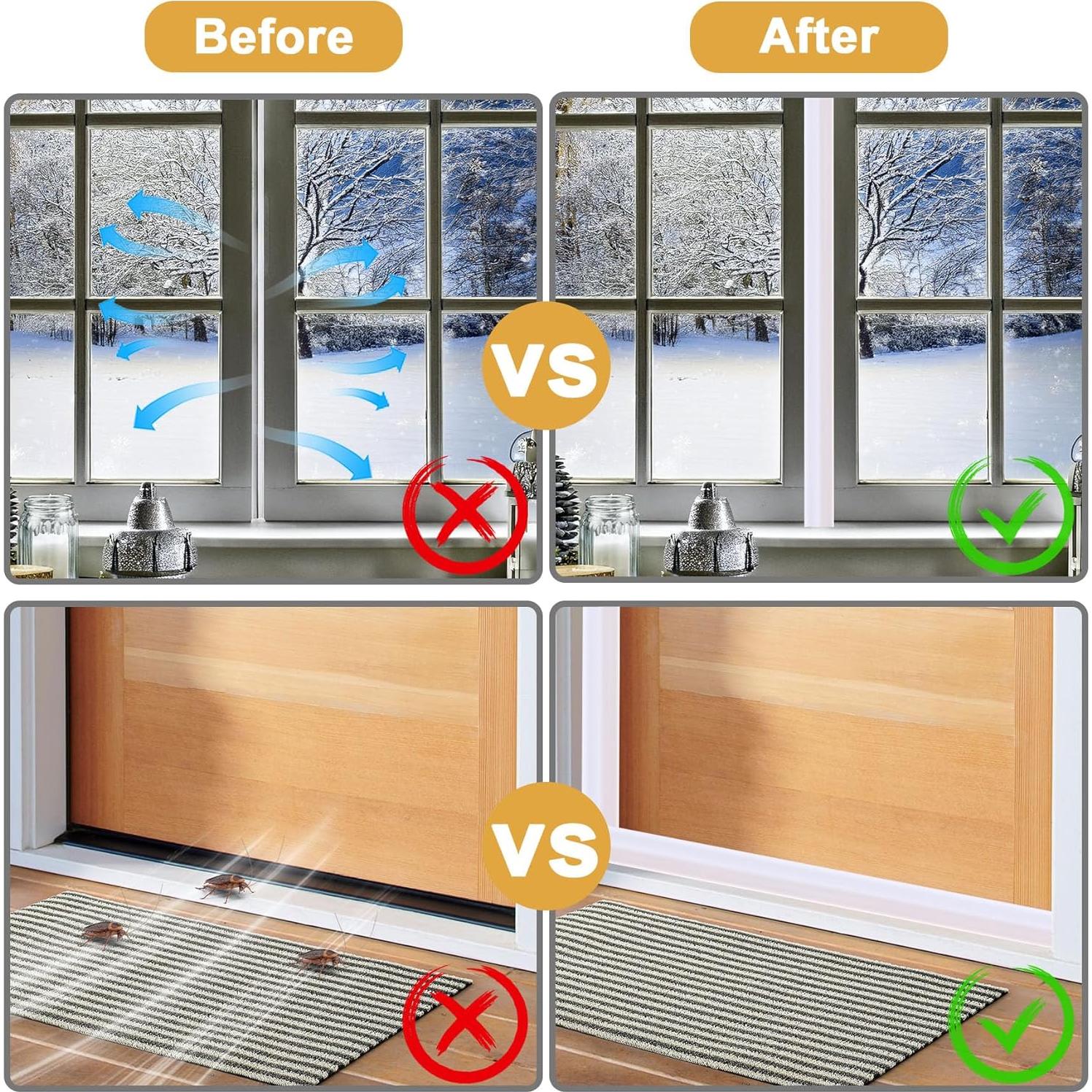 Tira de Sellado de Silicona Soengsau 310.4x5 cm Blanca