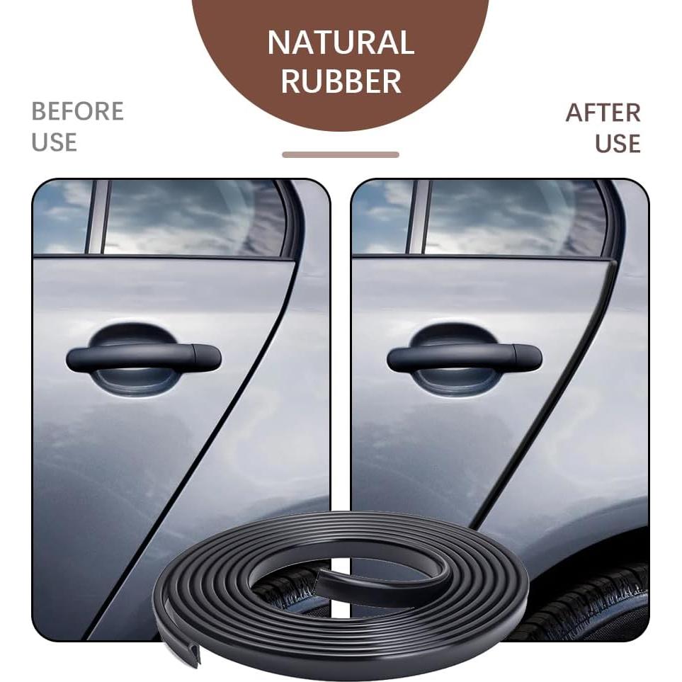 Protector de Bisel de Goma ASUBHA 5m para Puertas de Auto