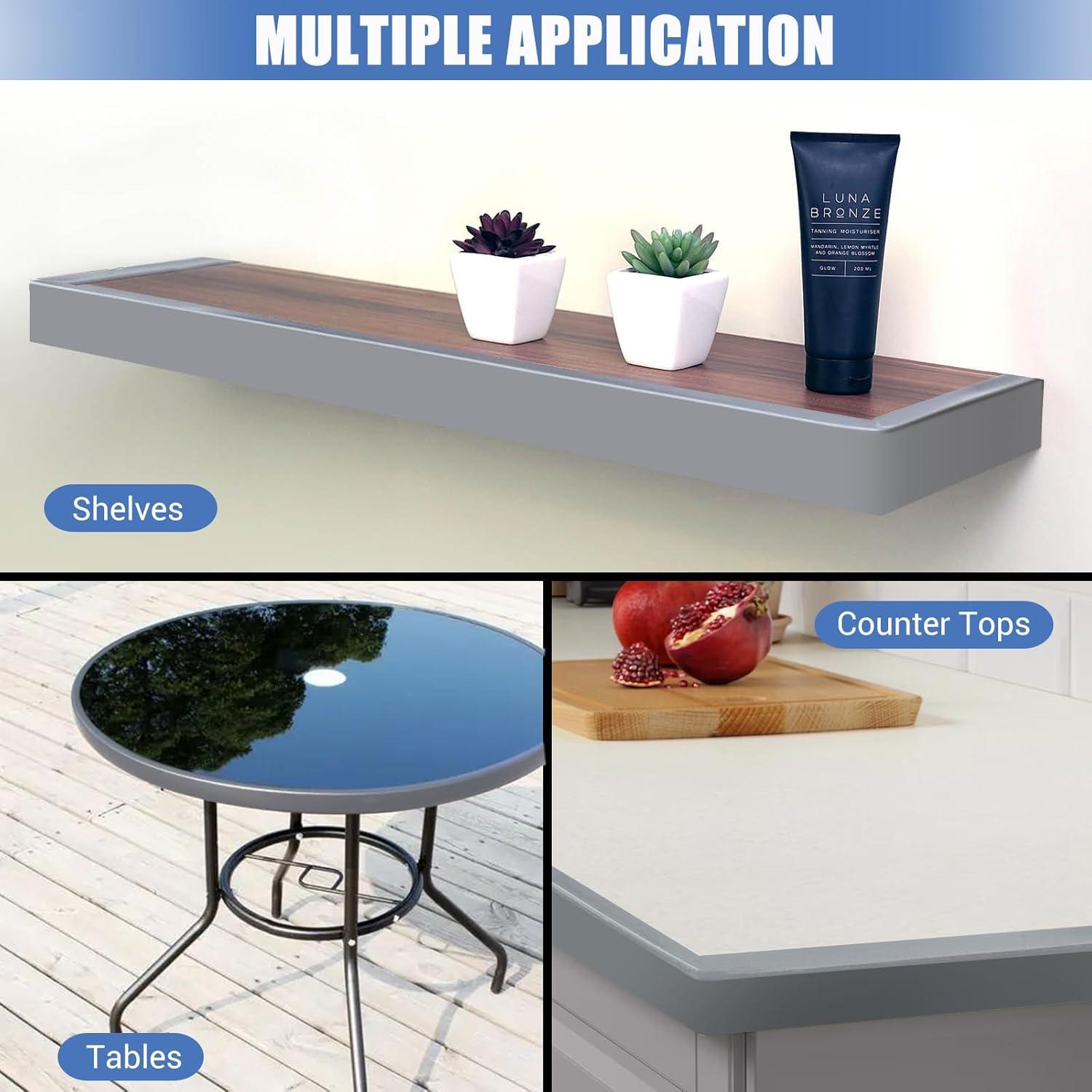 Protectores de Bordes de Gabinete YANRUIPRO 10 Pies Goma Flexible