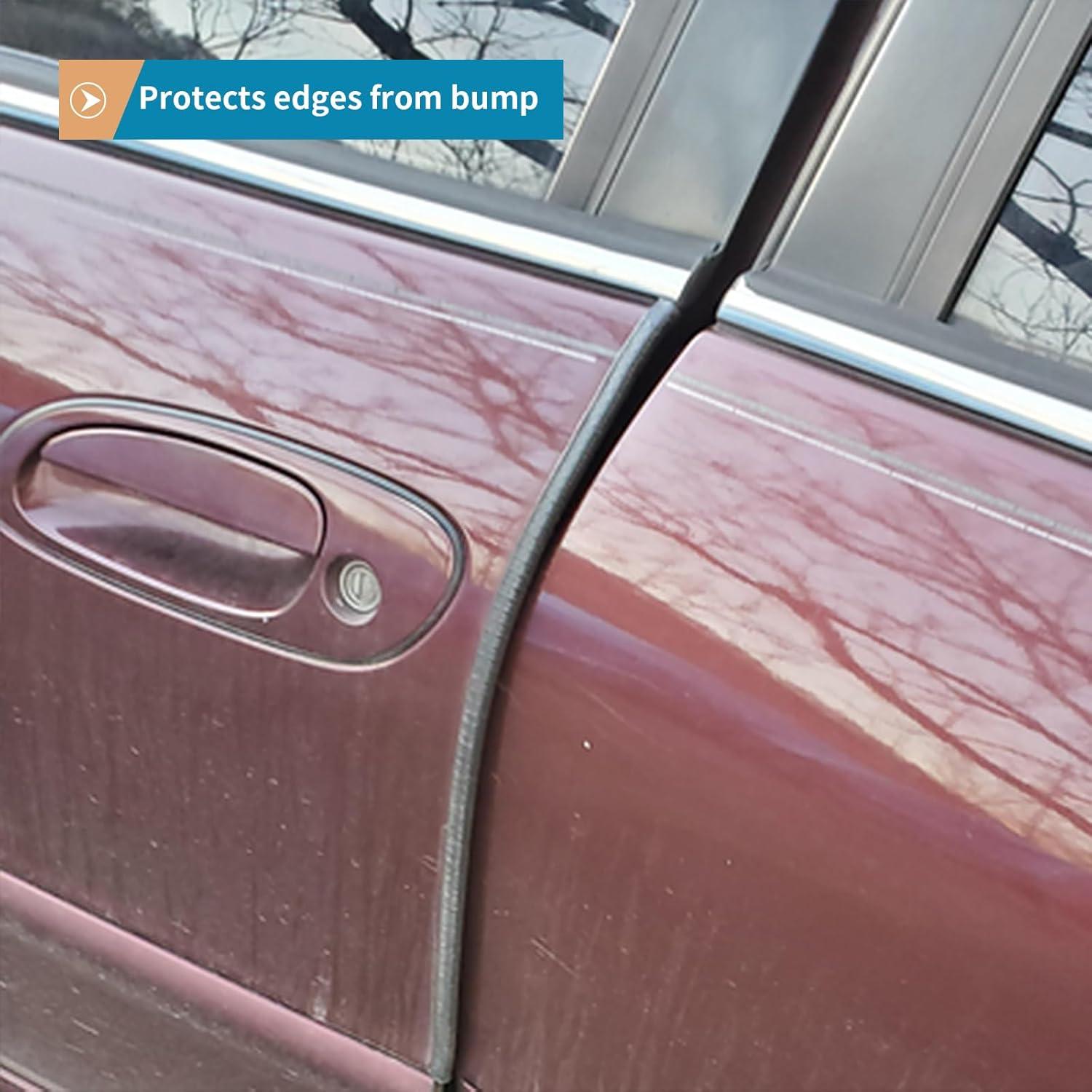 Protector de Bisel de Goma Sanbege 3m Negro para Puertas