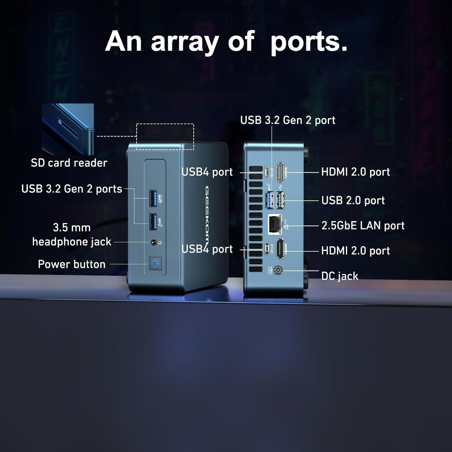 GEEKOM Mini PC IT13 i9-13900HK 32GB 2TB SSD Windows 11