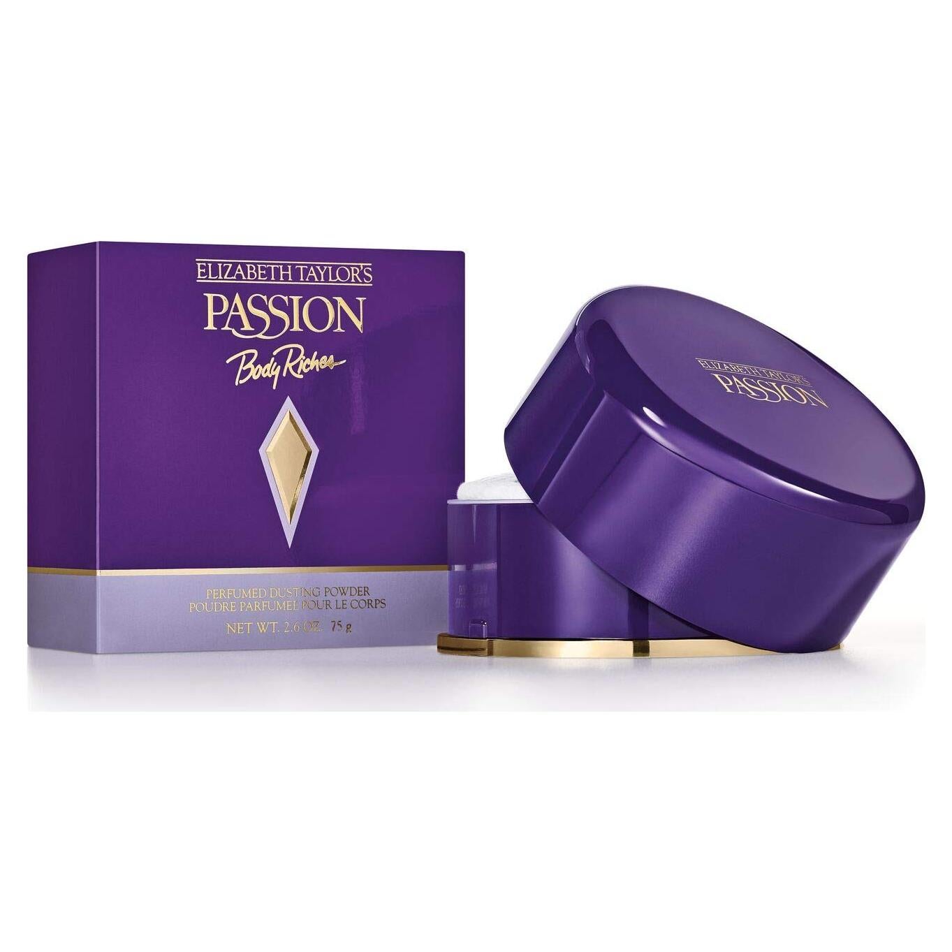 Polvo Corporal Pasión Elizabeth Taylor 74g - Aromatizante