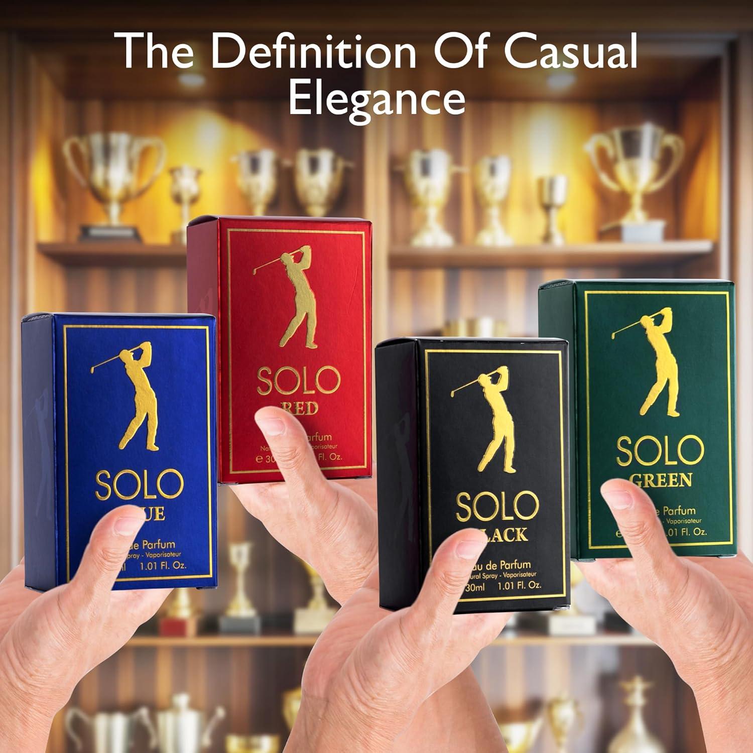 Set de Fragancias Mini NovoGlow Solo para Hombres - 4 Piezas 30ml