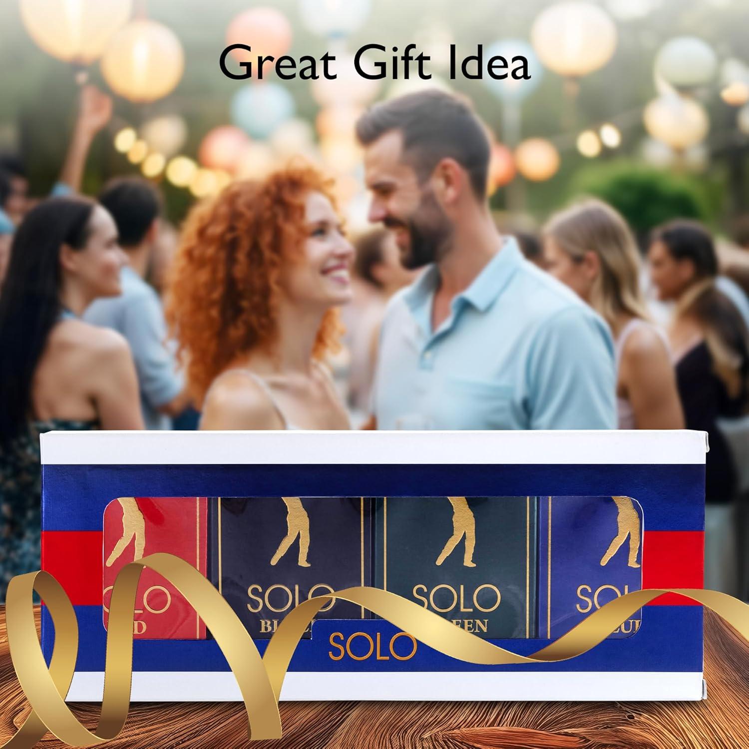 Set de Fragancias Mini NovoGlow Solo para Hombres - 4 Piezas 30ml