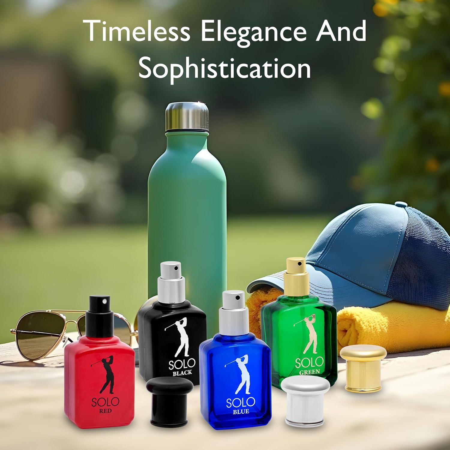 Set de Fragancias Mini NovoGlow Solo para Hombres - 4 Piezas 30ml