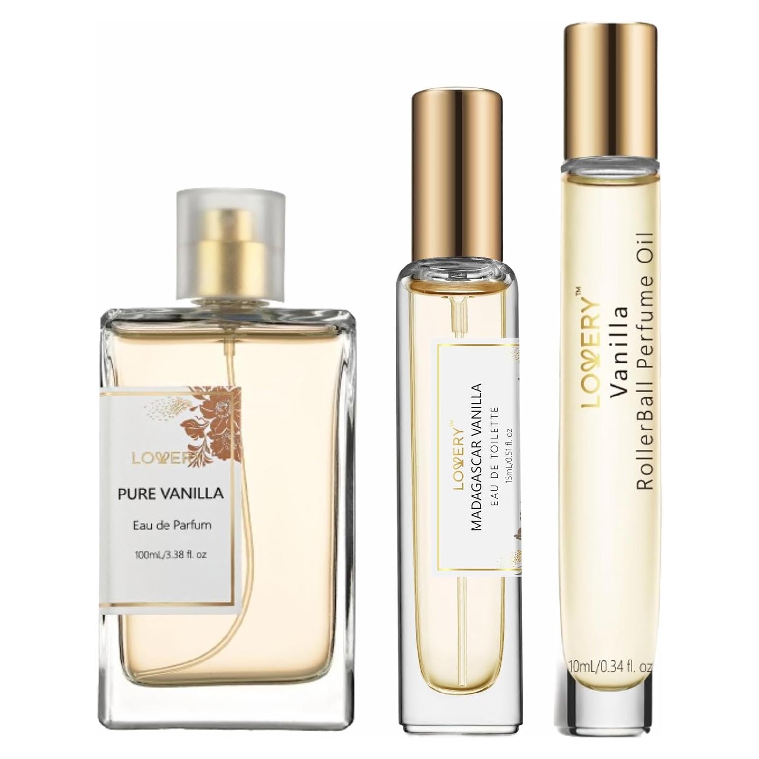 Set de Fragancia Vainilla Pura Lovery 100 ml Eau de Parfum