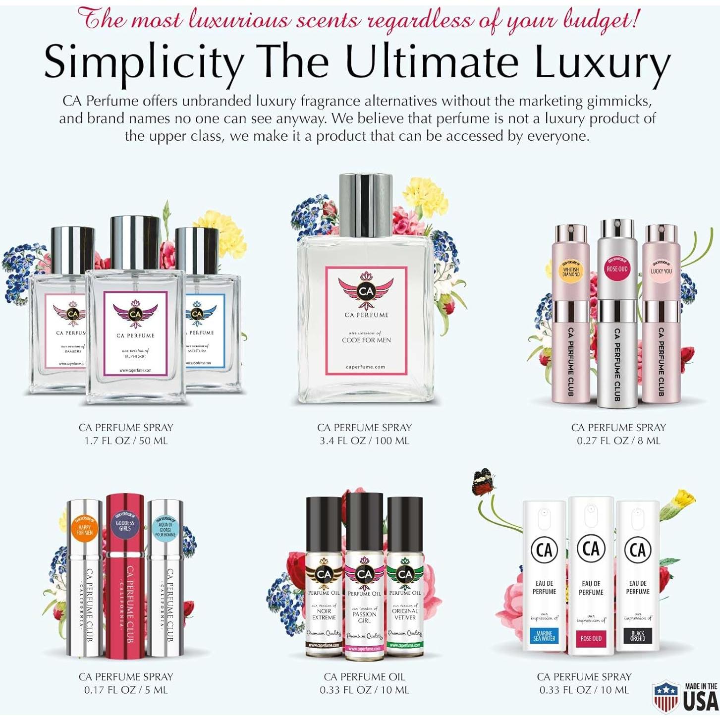 CA Perfume Impression of Rose Prick For Women & Men Replica Fragrance Dupes Attar Roll-On 0.3 Fl Oz/10ml