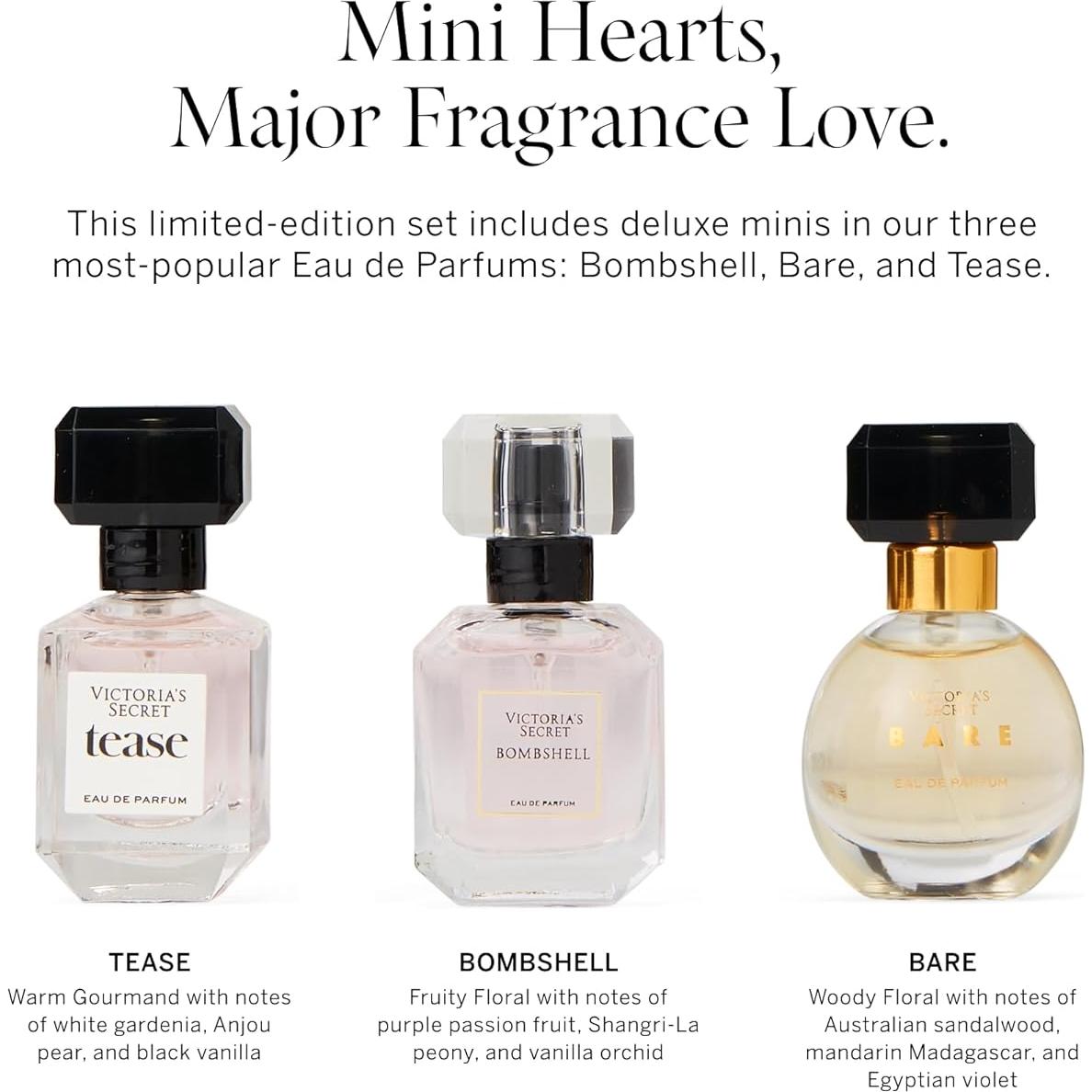 Set de Regalo Mini Fragancias Victoria's Secret - Bombshell, Bare, Tease