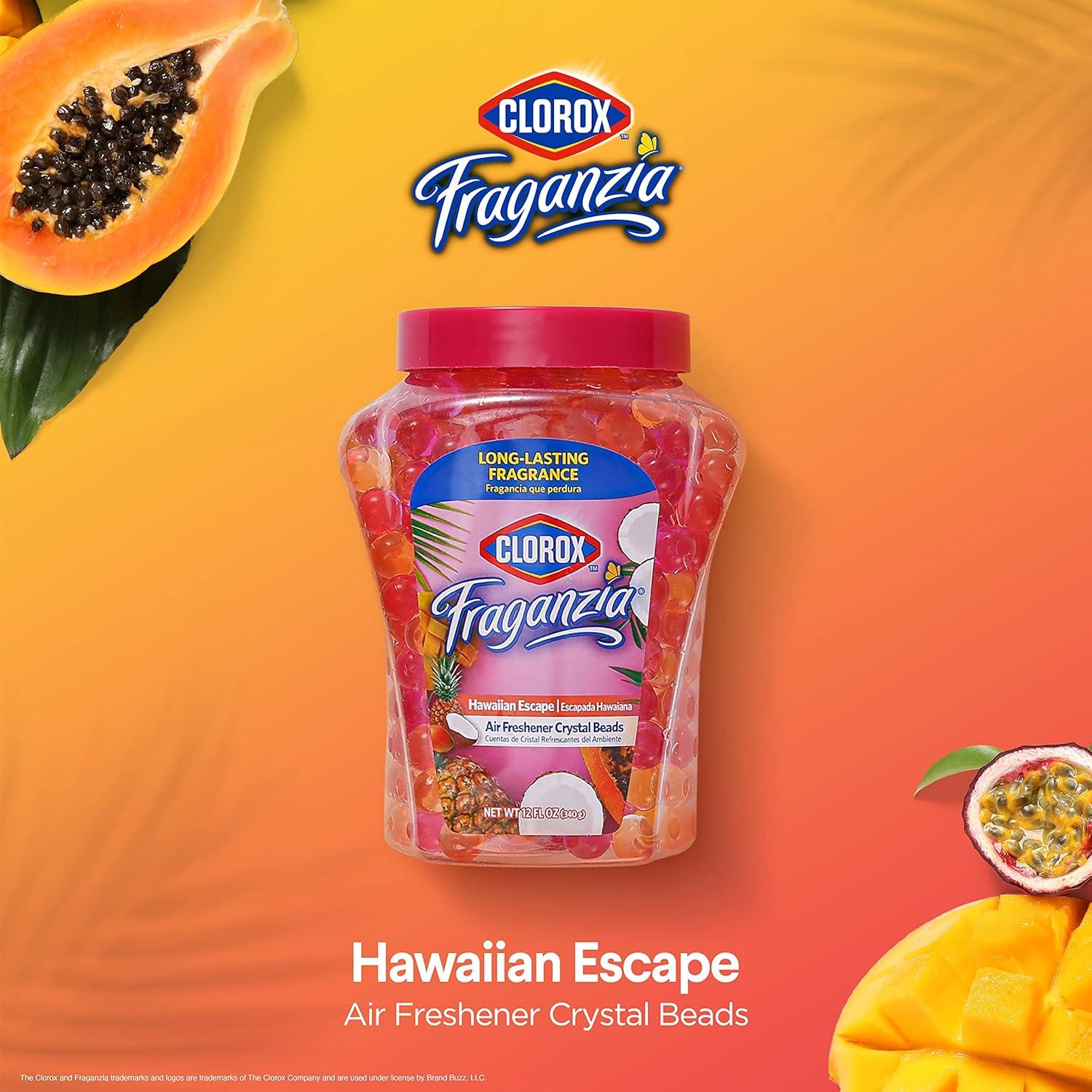 Perlas Ambientadoras Clorox Fraganzia Escape Hawaiana 340g