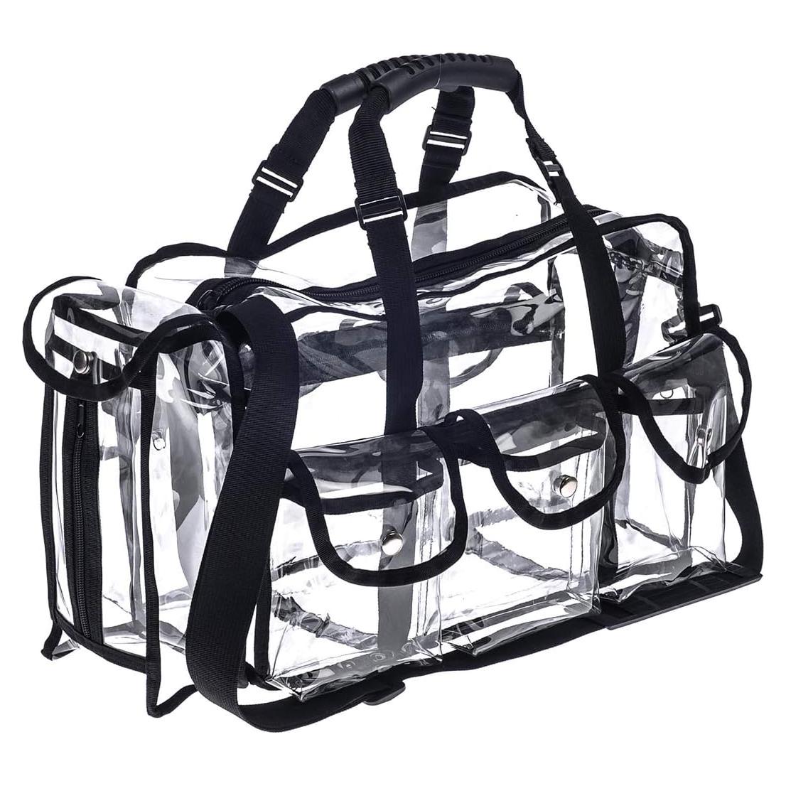 Organizador de Maquillaje PVC Transparente Jula Vance 40x25x17cm