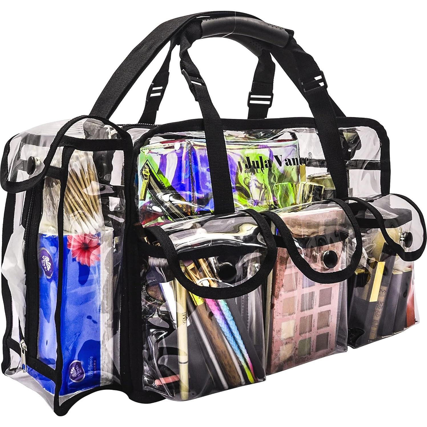 Organizador de Maquillaje PVC Transparente Jula Vance 40x25x17cm