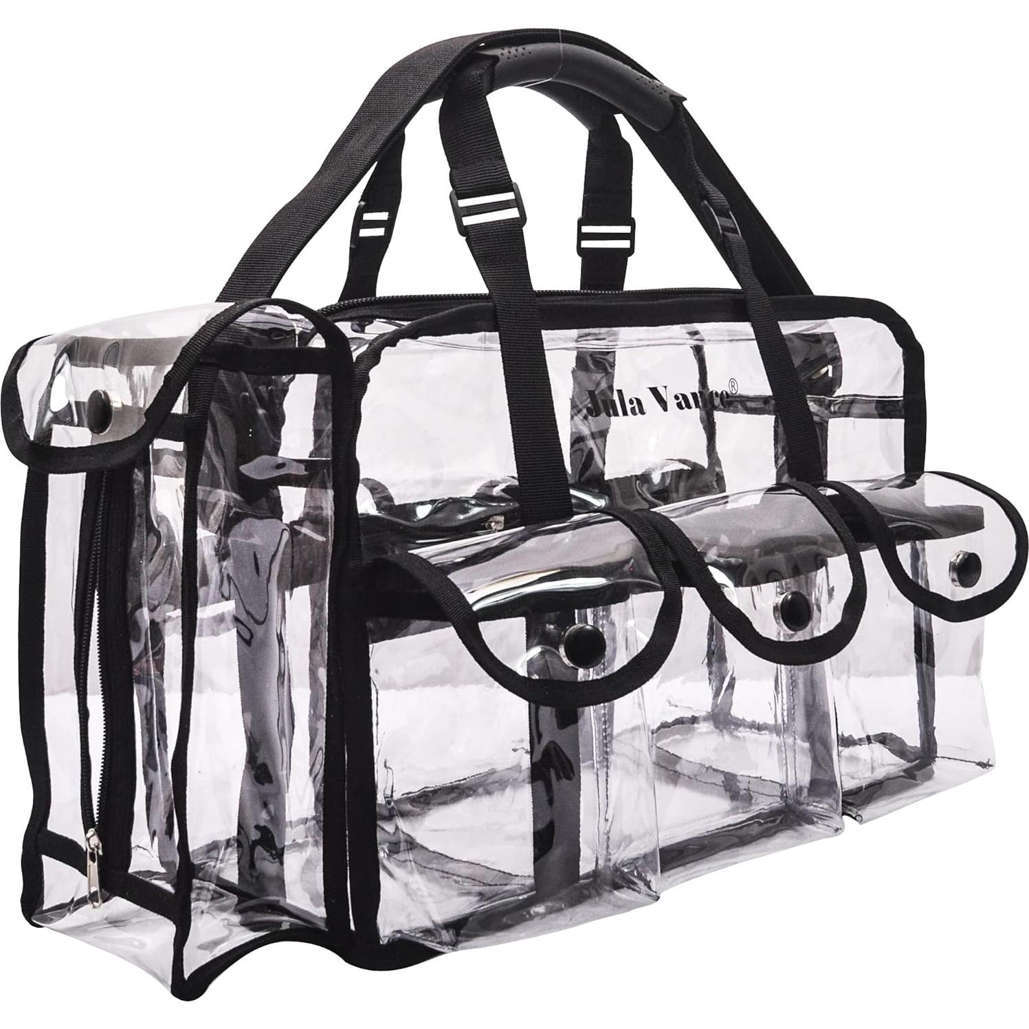Organizador de Maquillaje PVC Transparente Jula Vance 40x25x17cm