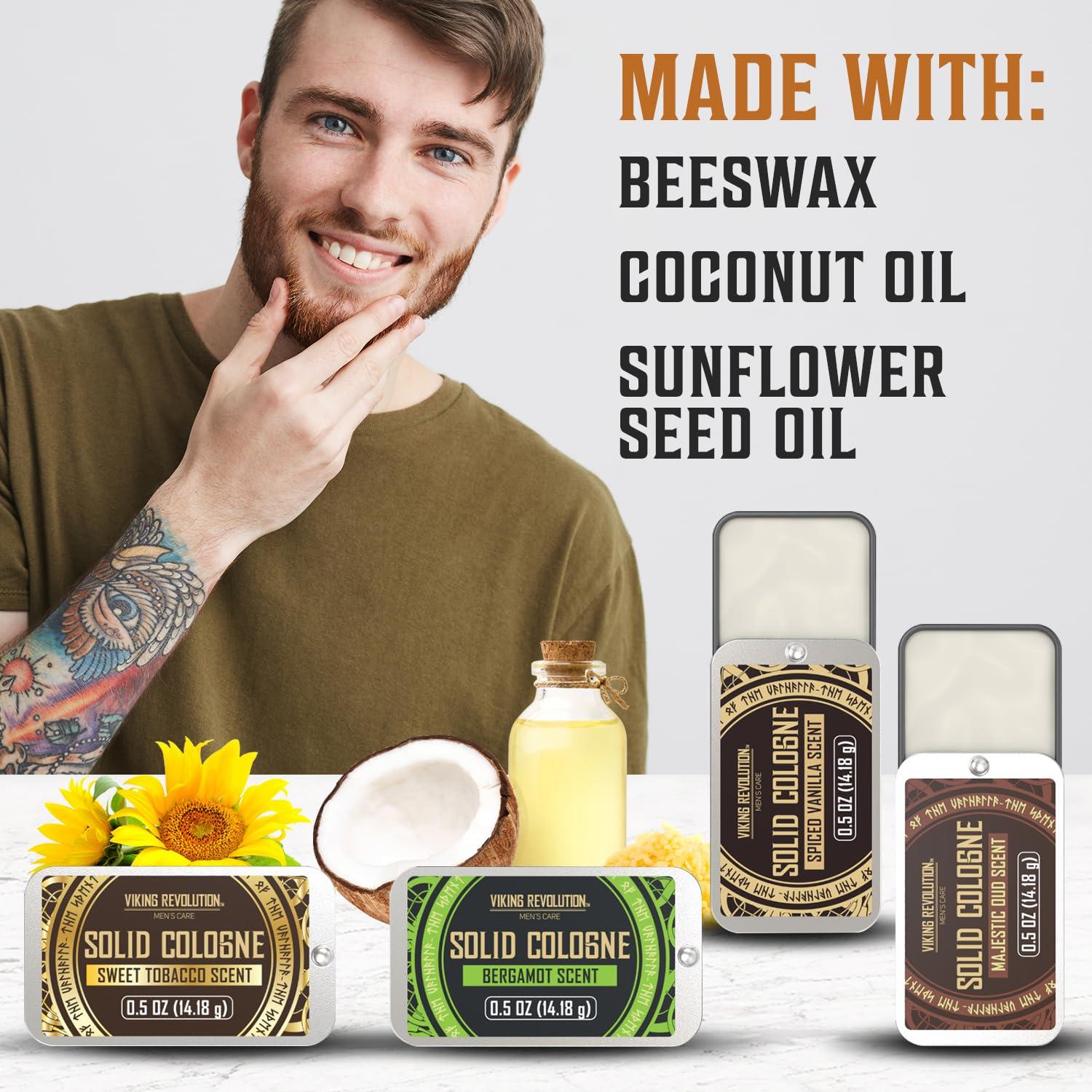 Viking Revolution 4 Pack Colonias Sólidas para Hombres 14g