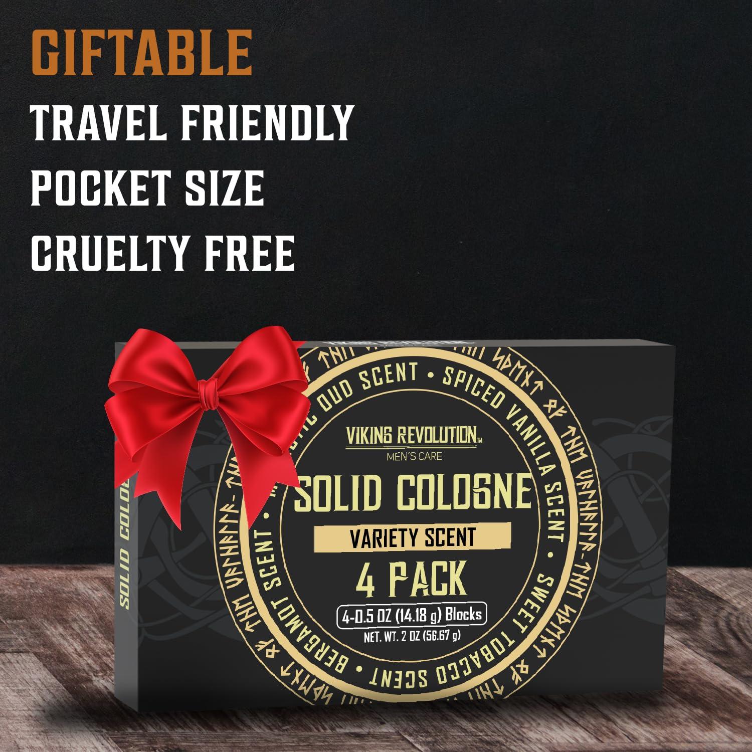 Viking Revolution 4 Pack Colonias Sólidas para Hombres 14g