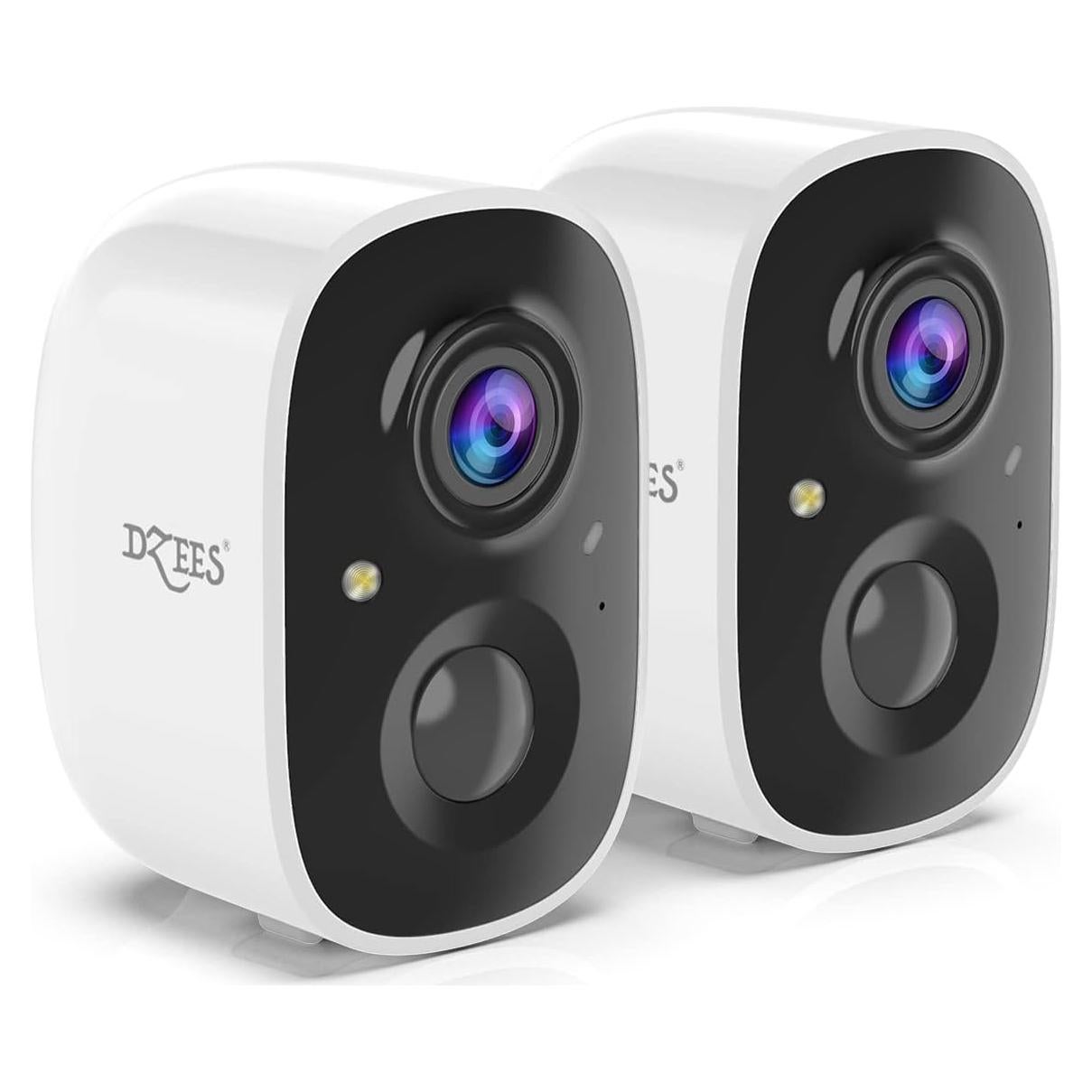 Cámara Dzees Inalámbrica 2K con Alarma y Visión Nocturna