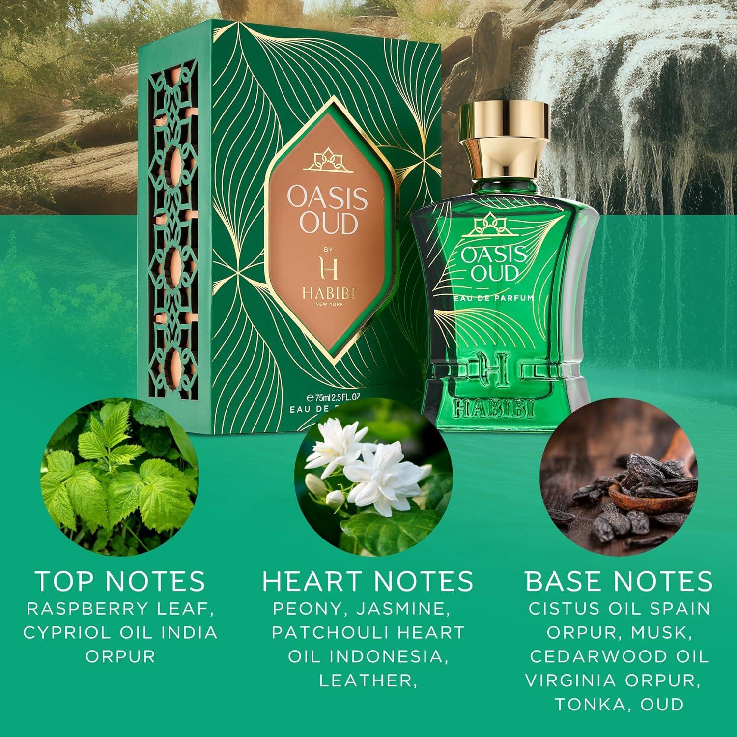 Colonia H HABIBI Oasis Oud 74.9 ml - Perfume para Hombres