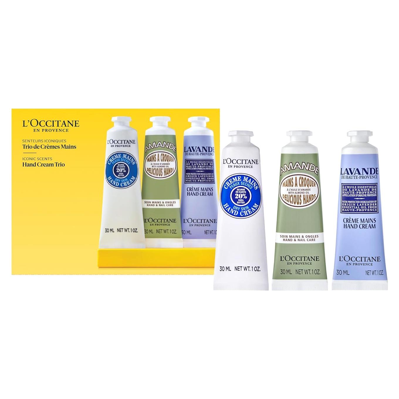 Trío de Crema de Manos L'Occitane 150g Hidratante