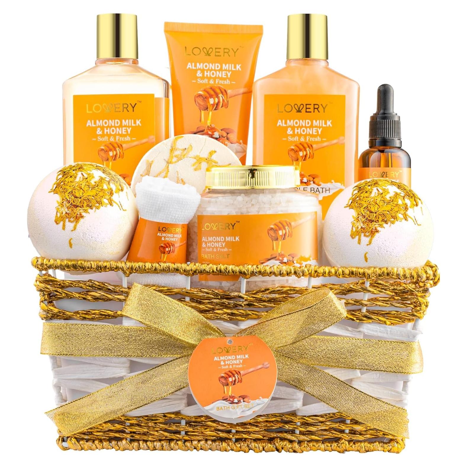 Canasta de Regalo Spa Lovery - 10 Piezas Cuidado Personal
