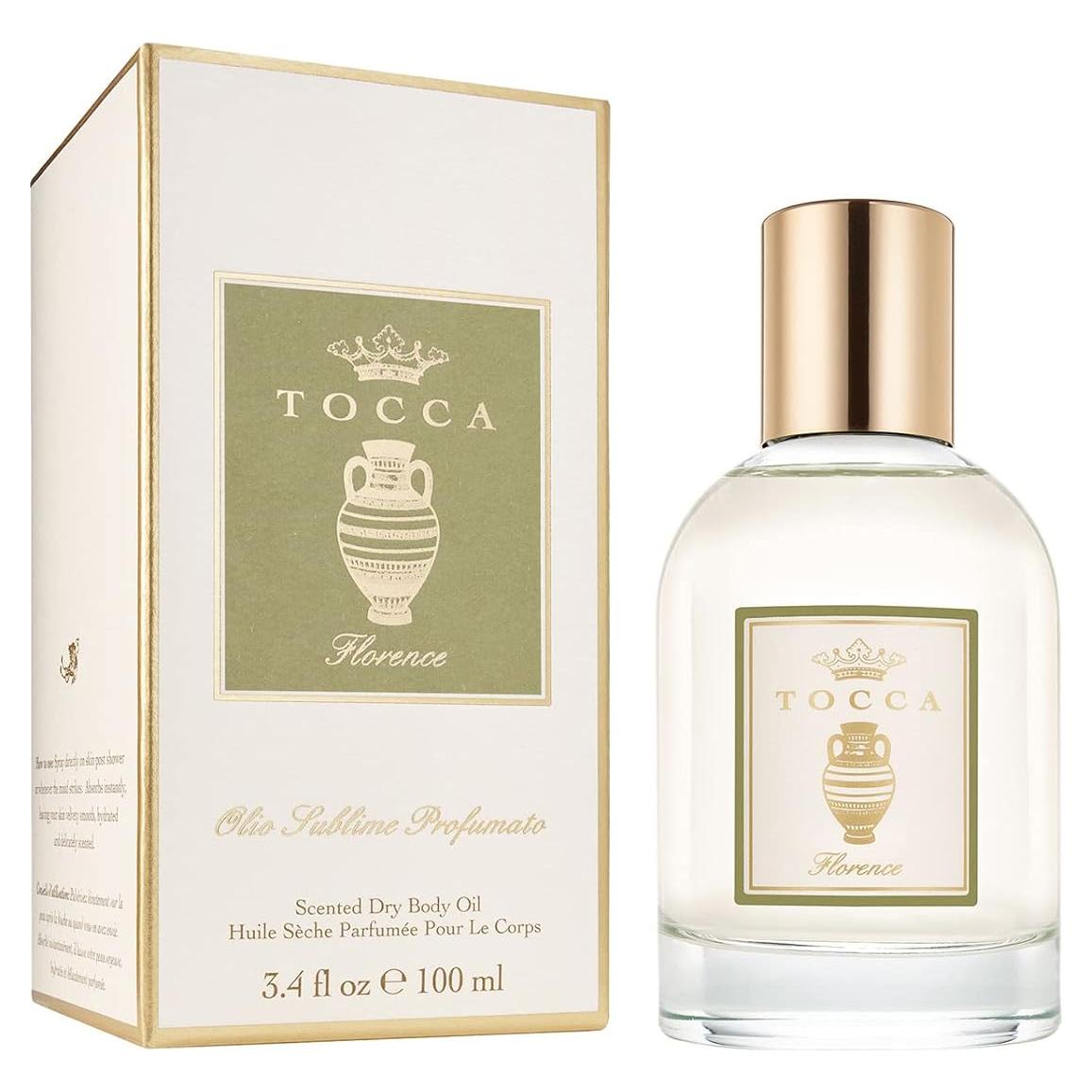 Aceite Corporal Seco Tocca Florence 100 ml - Aroma Bergamota, Pera y Gardenia