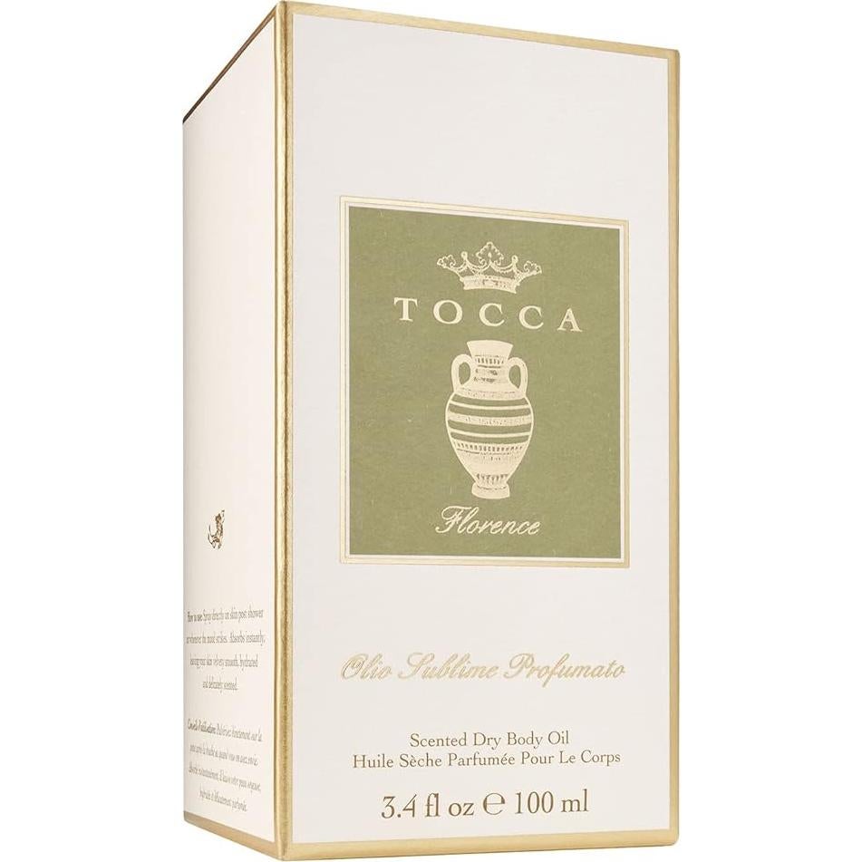 Aceite Corporal Seco Tocca Florence 100 ml - Aroma Bergamota, Pera y Gardenia