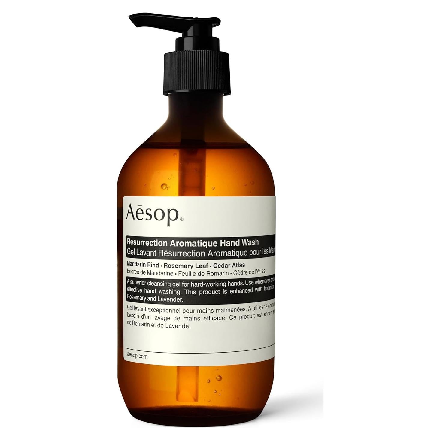 Jabón de Manos Aesop Resurrection 500mL - Limpiador Suave