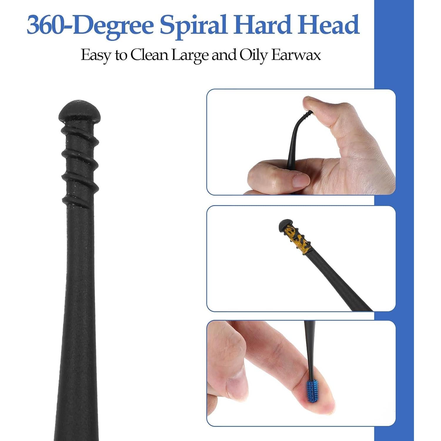 Kit de Limpieza de Oídos Q-Grips 12 Piezas Reutilizable