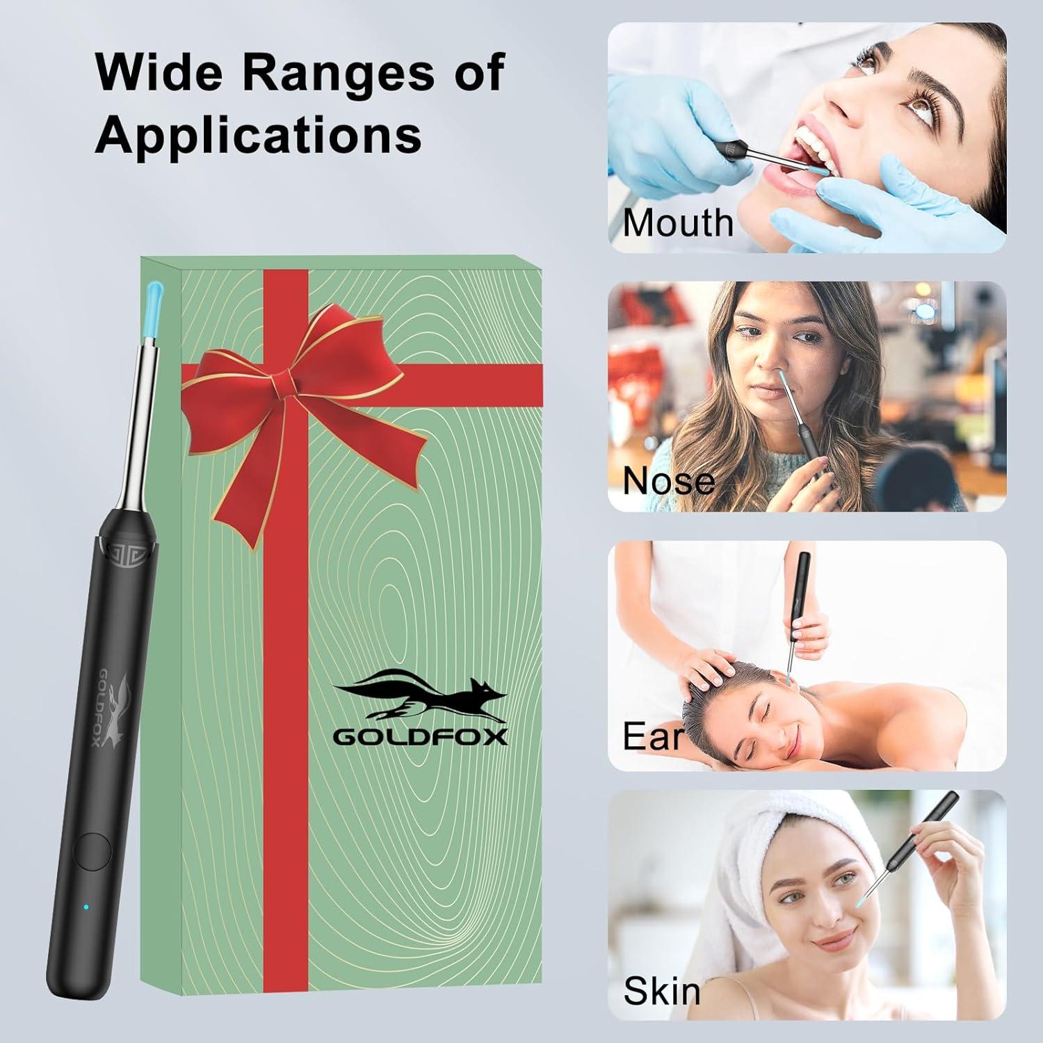 Limpiador de Cerumen Inalámbrico GOLDFOX con Cámara HD 1080P