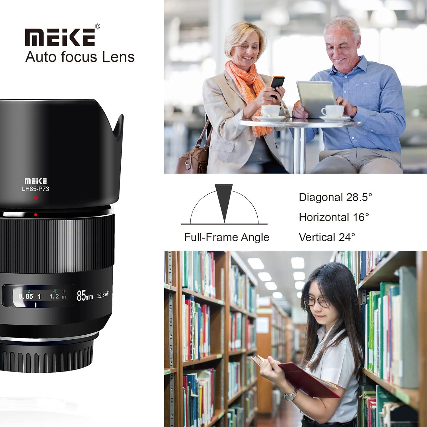 Lente Meike 85mm F1.8 Montura EF para Canon - Retrato