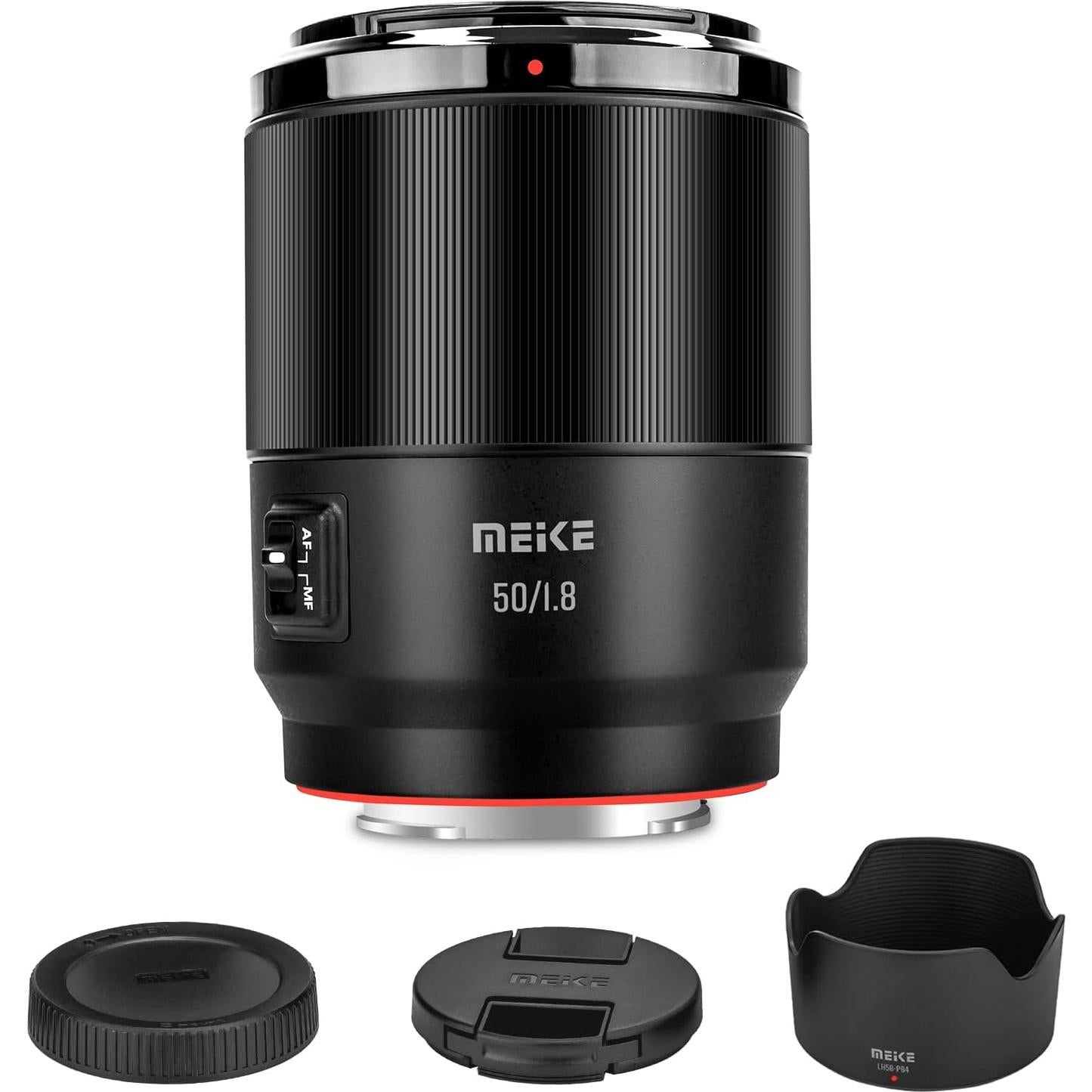 Lente Meike 50mm F1.8 Auto Focus para cámaras Sony E