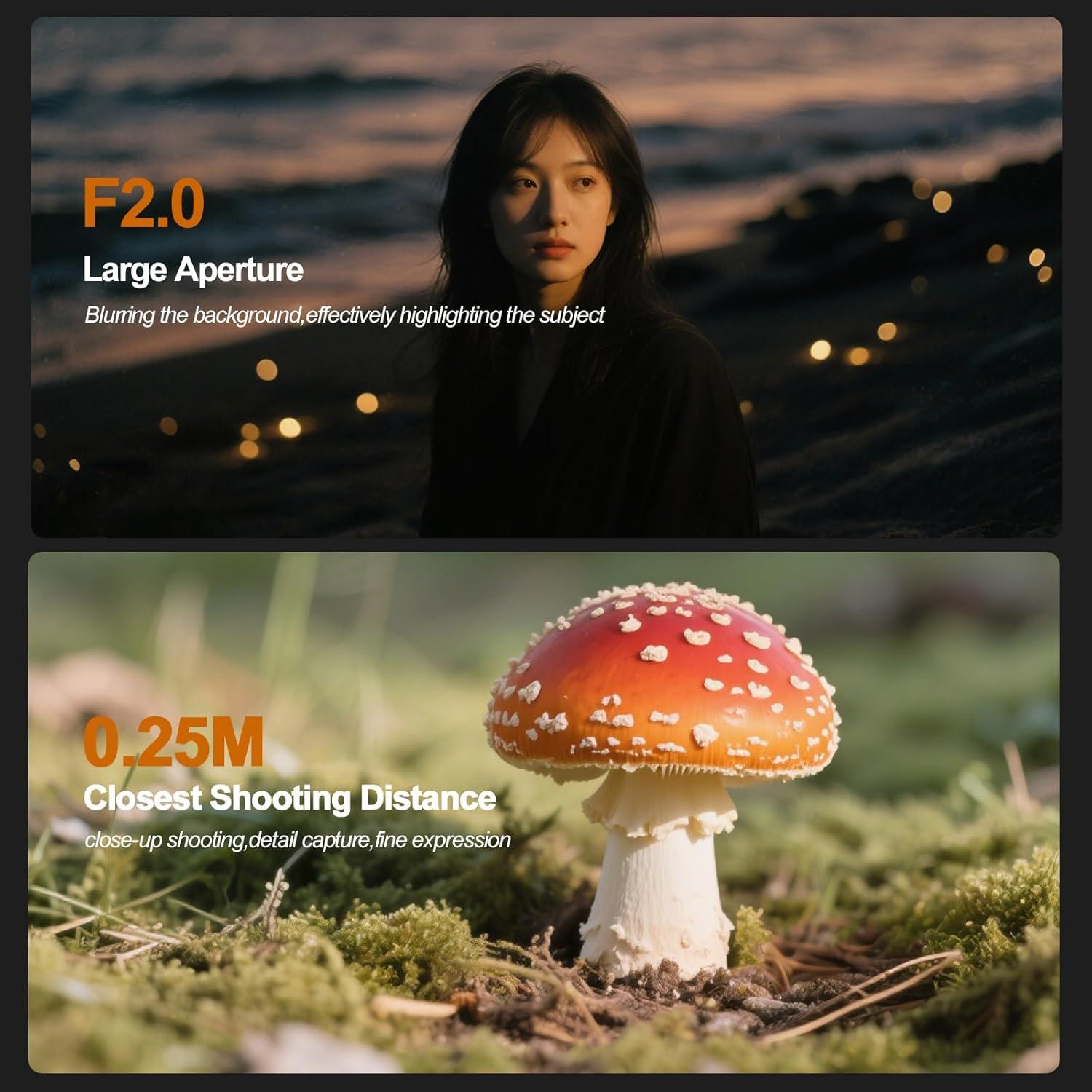 Lente Gran Angular YONGNUO 35mm f/2.0 para Canon EF