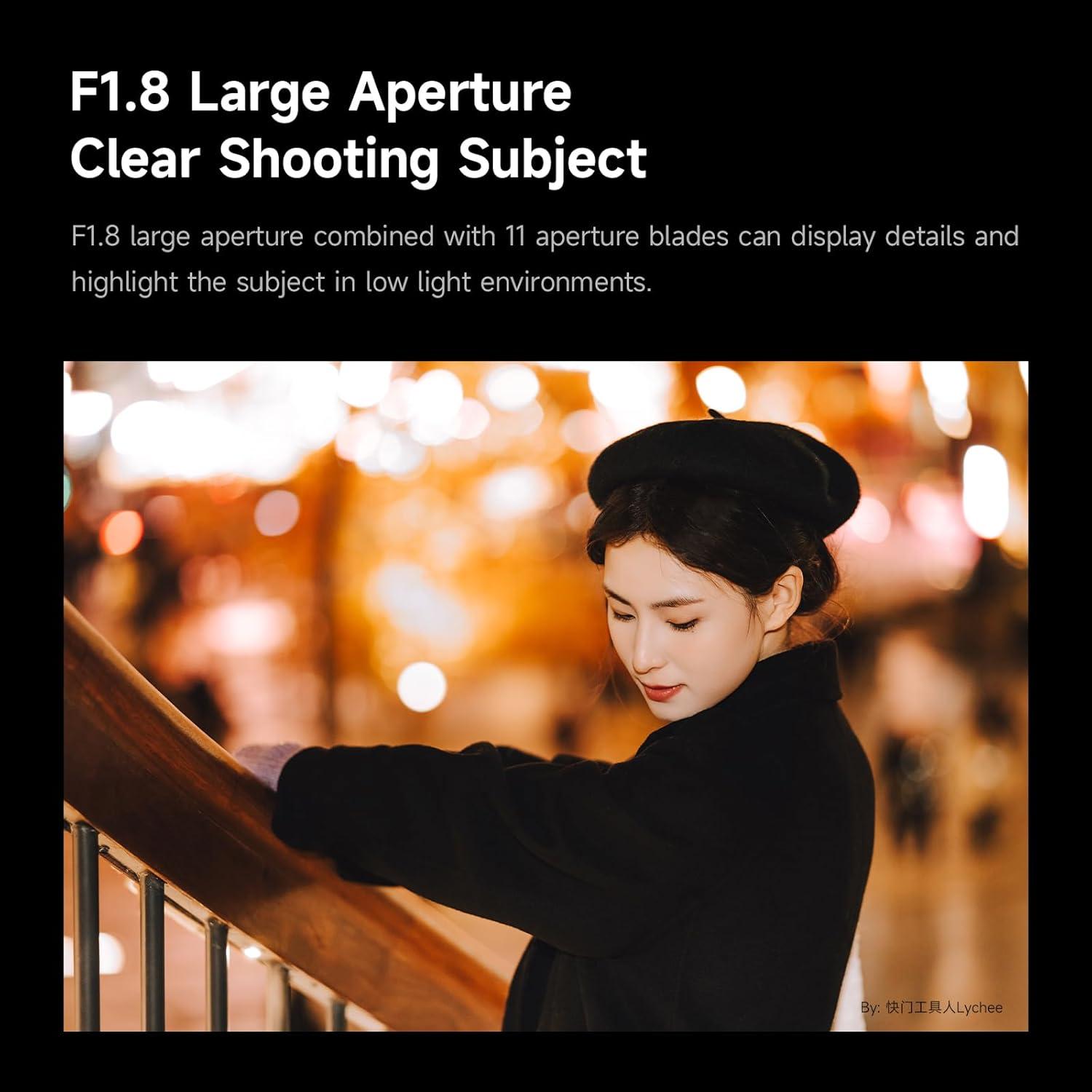 Lente AF 85mm F1.8 para Cámara Sin Espejo Sony E-Mount