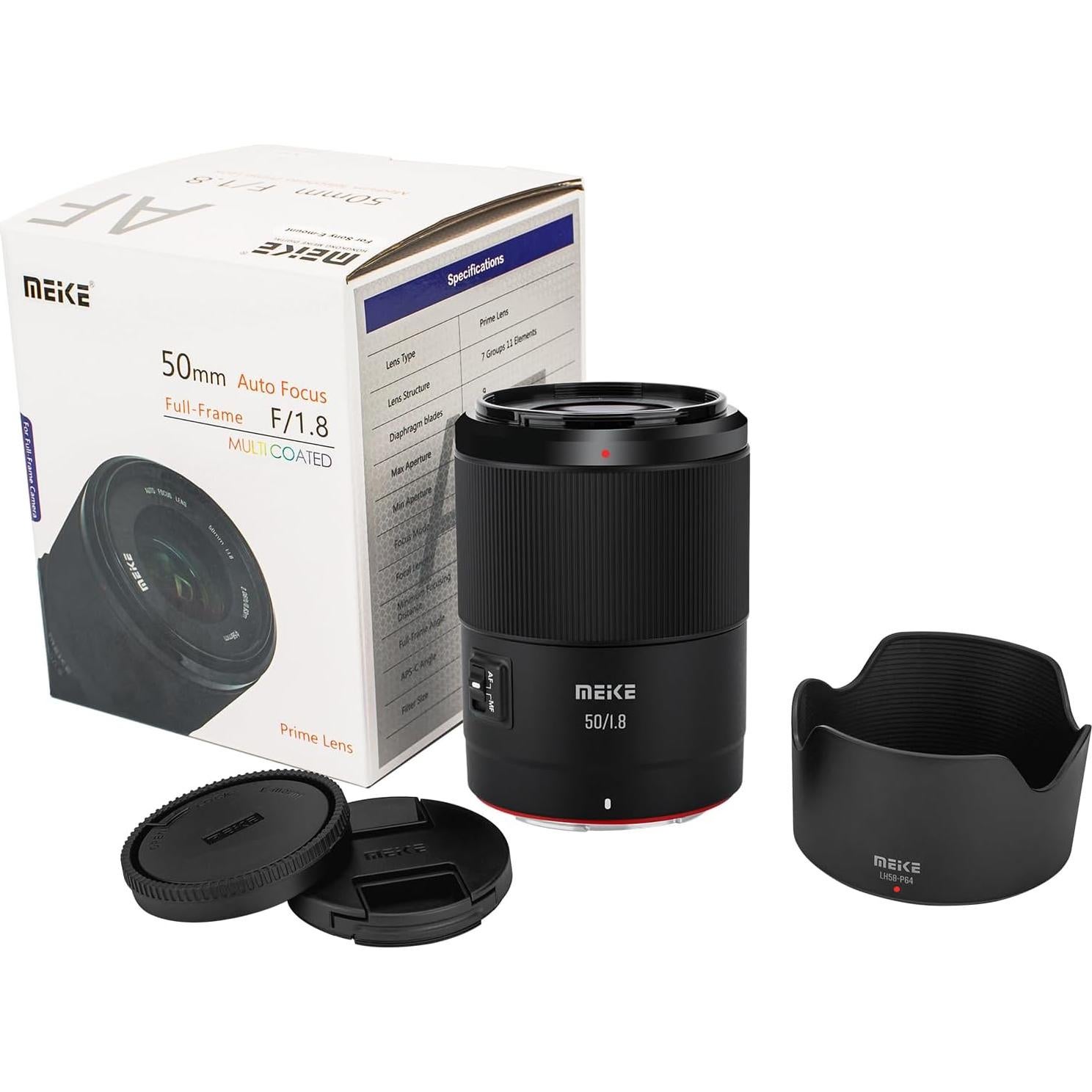 Lente Meike 50mm F1.8 STM para cámaras Nikon Z sin espejo