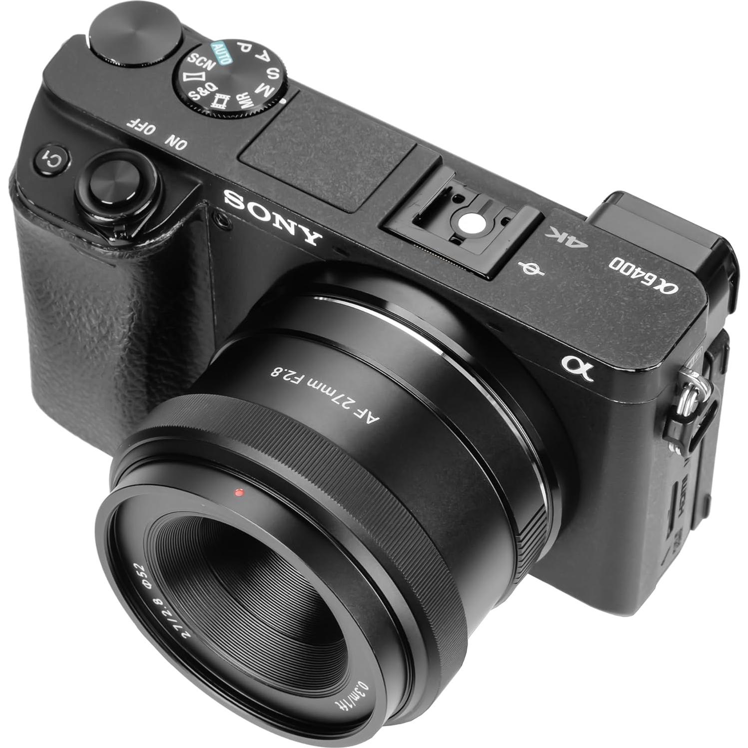 Lente 7artisans 27mm F2.8 Autofocus para Sony E, 0.3m