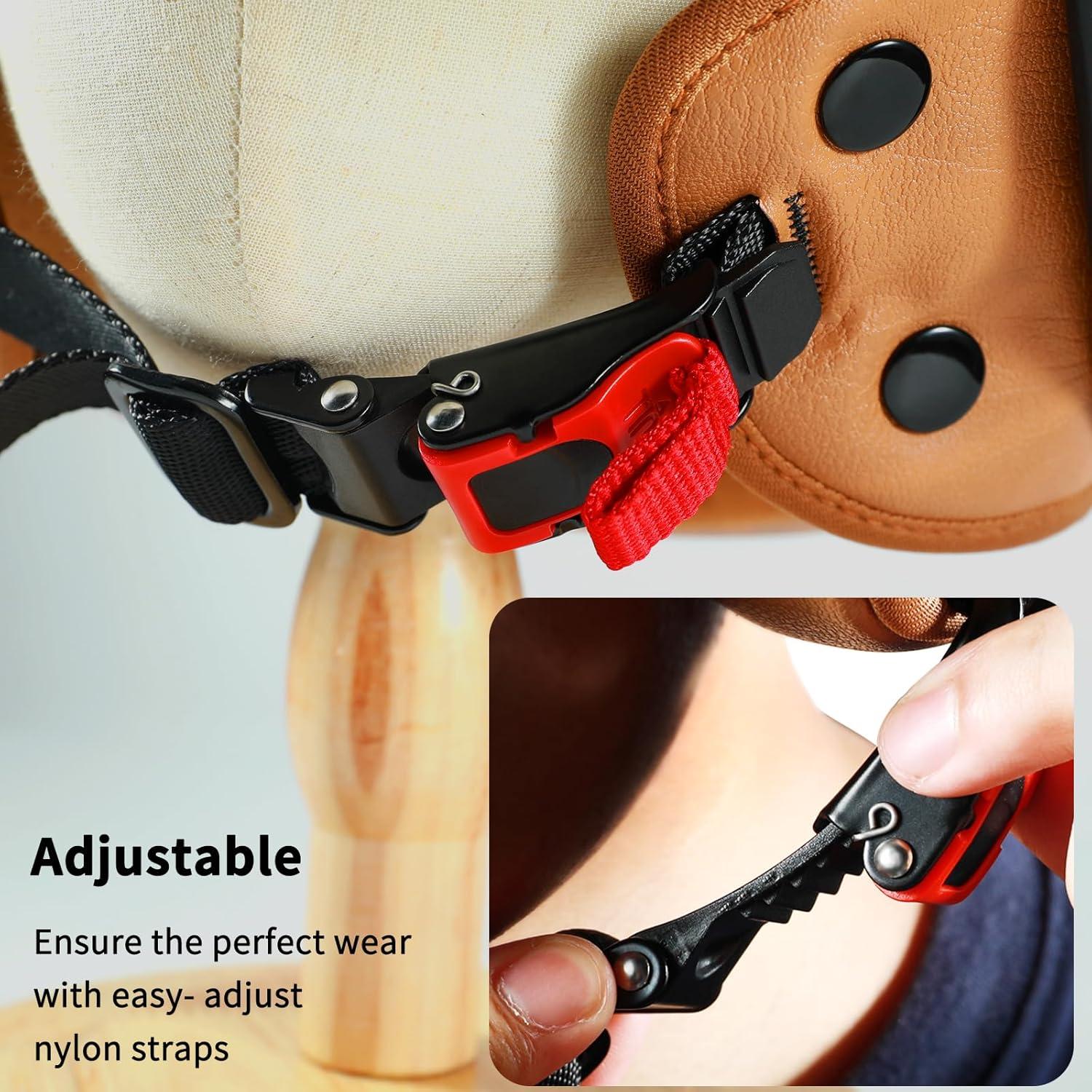 Casco de Moto Vintage Pretoee PT-AIR 02 M-XL Amarillo Blanco