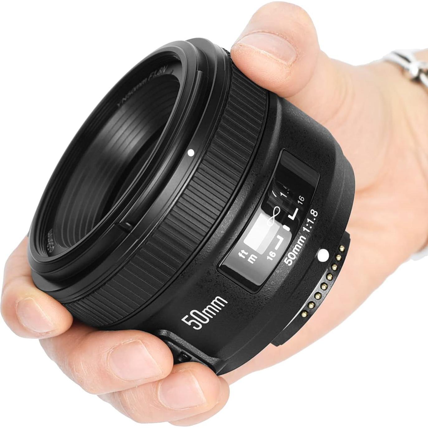 Lente Prime YONGNUO YN50mm F1.8 para Nikon SLR Enfoque Automático