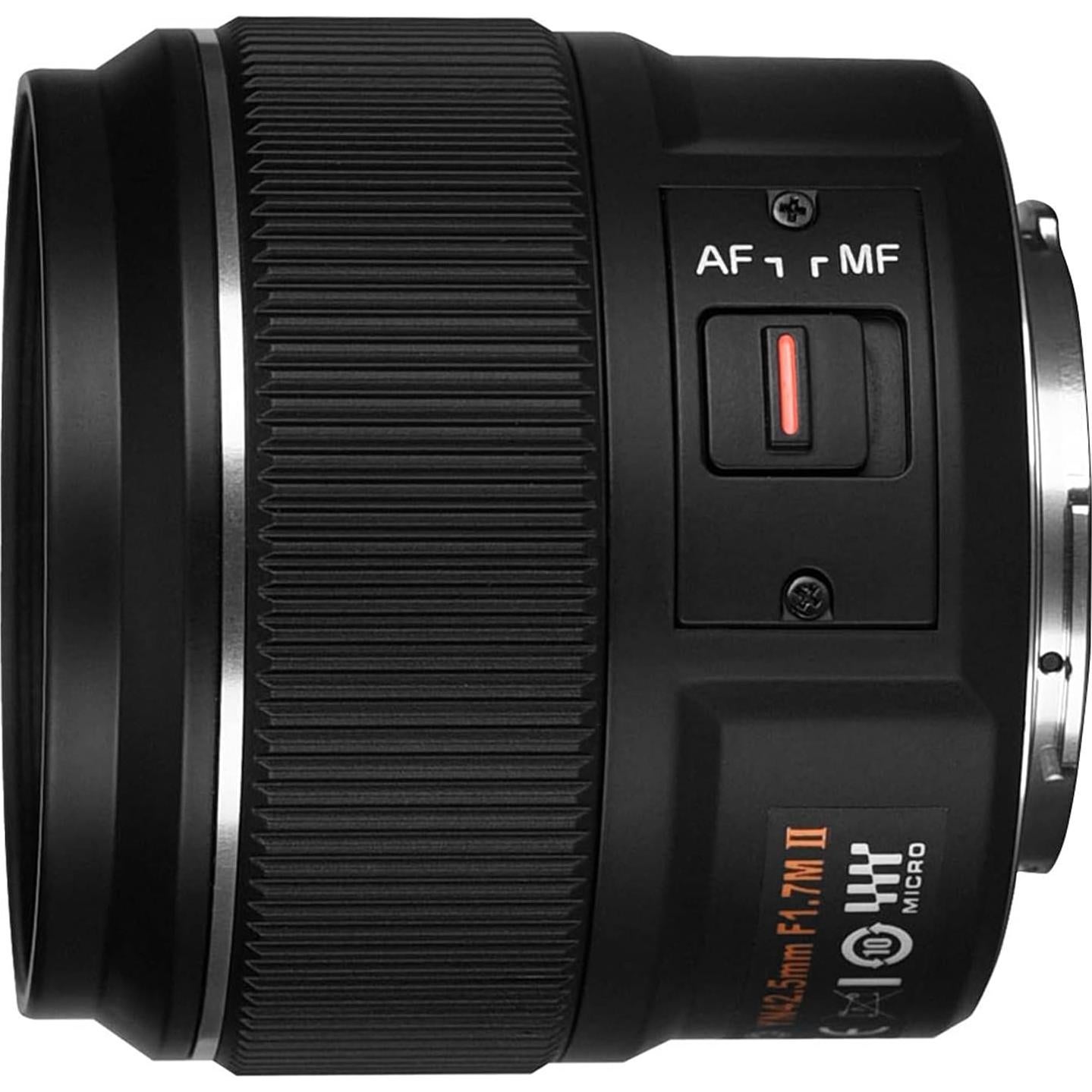 Lente Fijo YONGNUO YN42.5mm F1.7M II para Micro Cuatro Tercios
