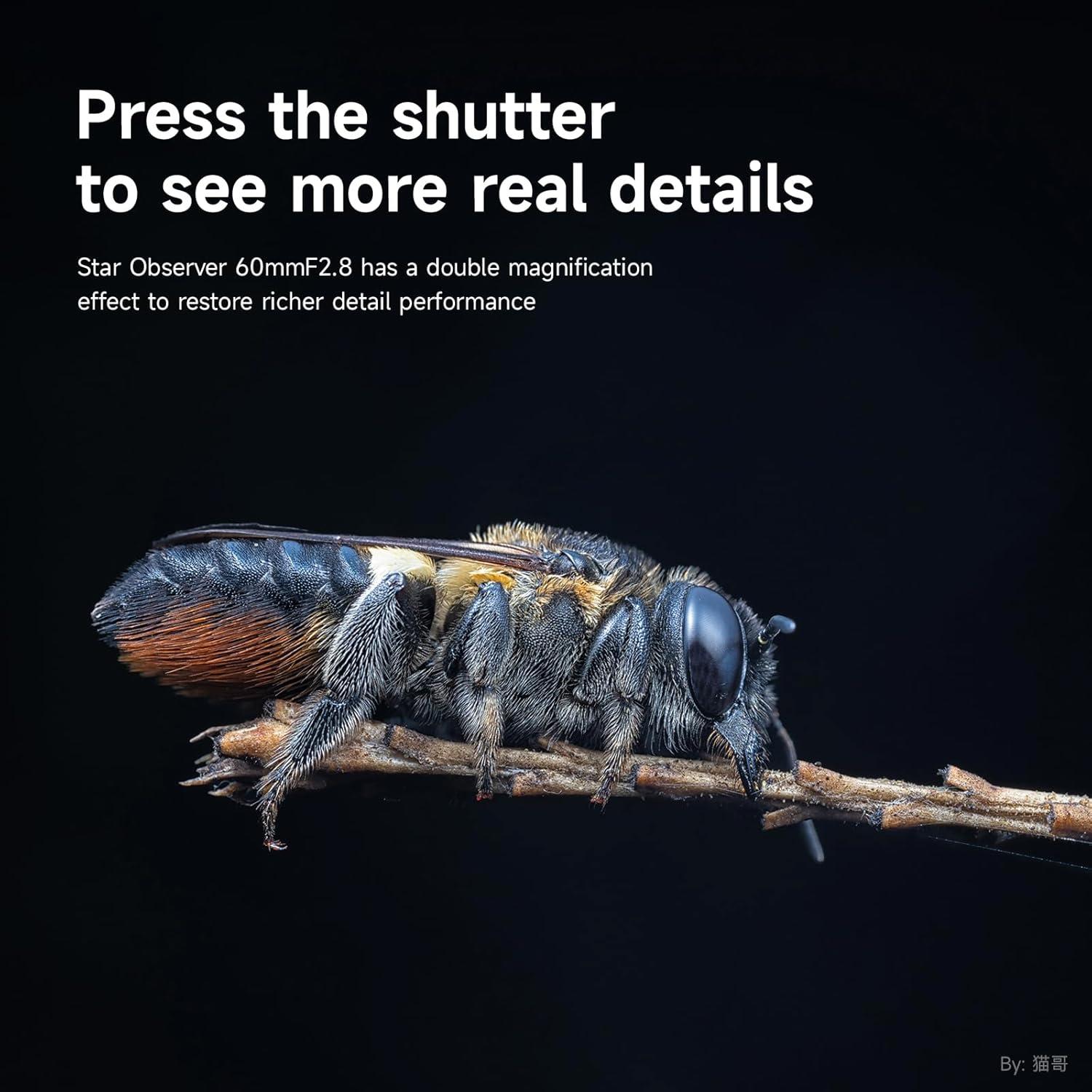 Lente Macro 60mm F2.8 II Brightin Star para Canon EOS-M