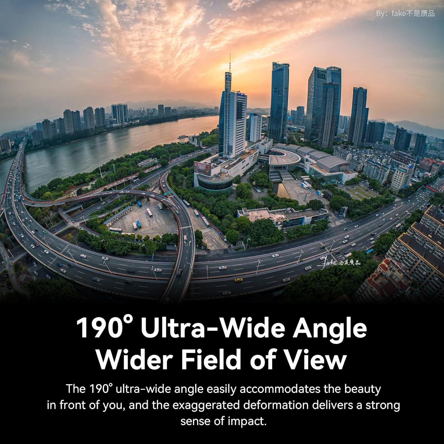 Brightin Star 7.5mm F2.8 III Ultra Wide Angle Fisheye Lens for Fujifilm Fuji XF-Mount Mirrorless Cameras, Manual Focus Prime APS-C Lens Fit for XT5, XT4, XT30, XPRO3/1, XT200, XS10, XA7, XE4, XH1