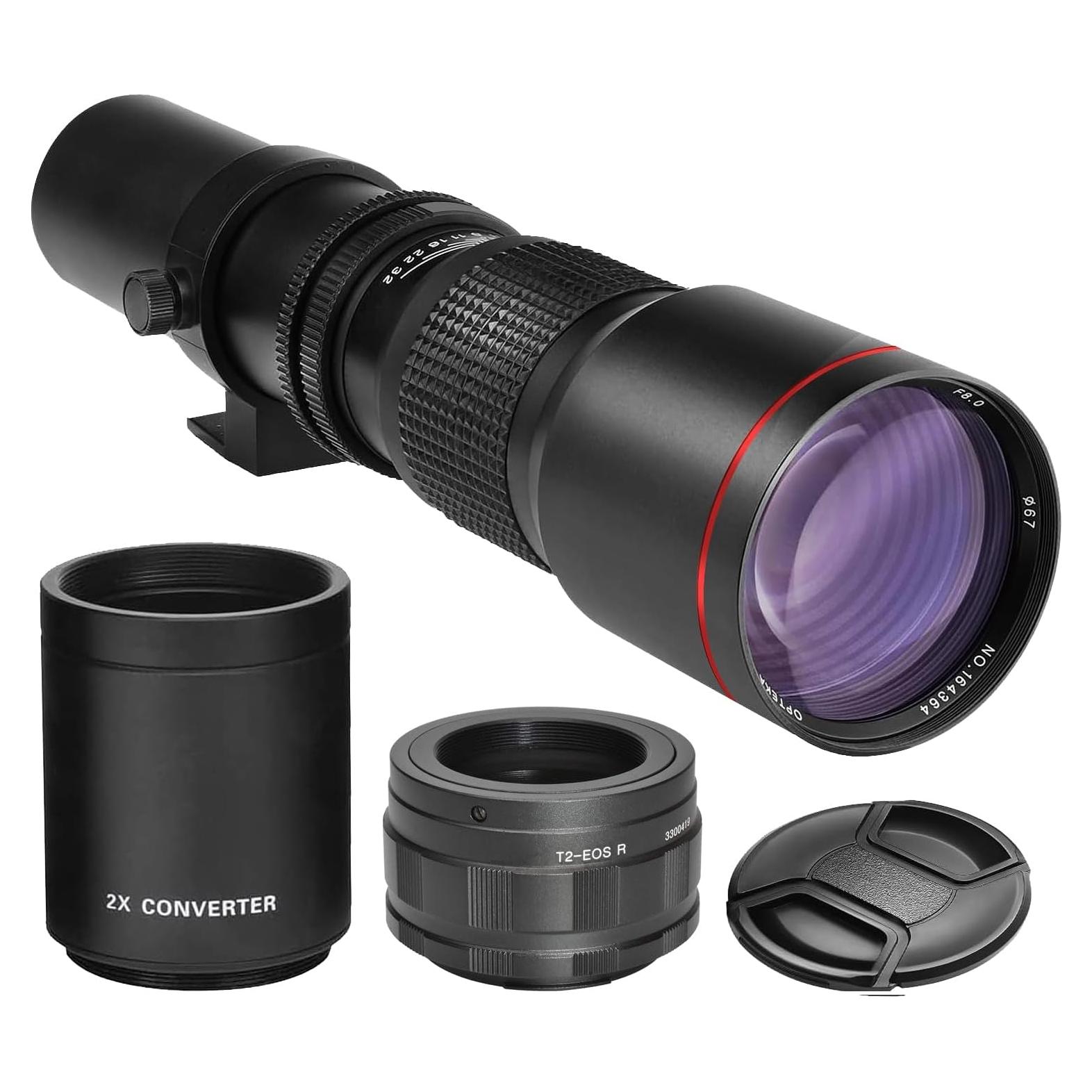 Teleobjetivo Manual 500mm/1000mm f/8 BM Premium para Canon EOS R