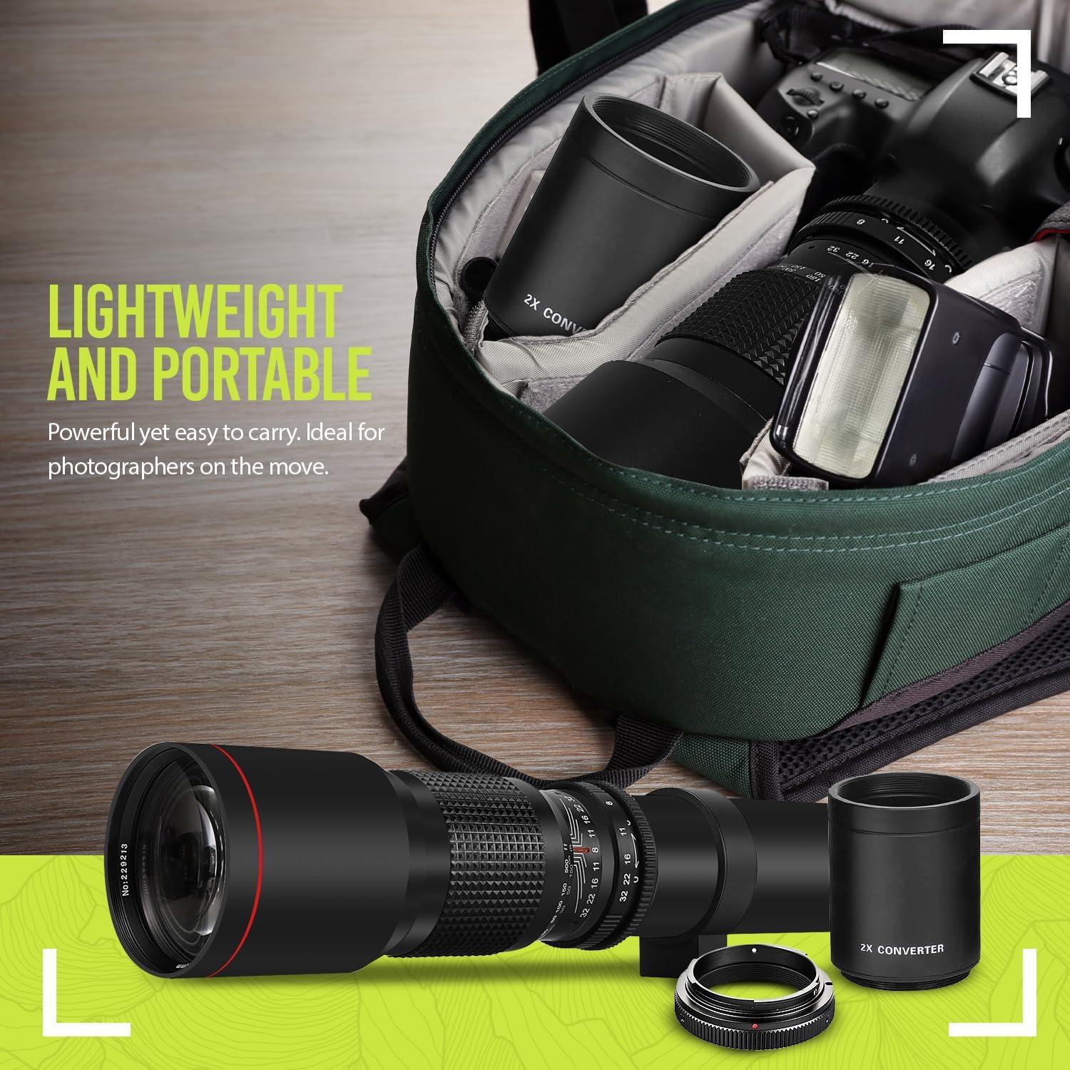 Teleobjetivo Manual 500mm/1000mm f/8 BM Premium para Canon EOS R