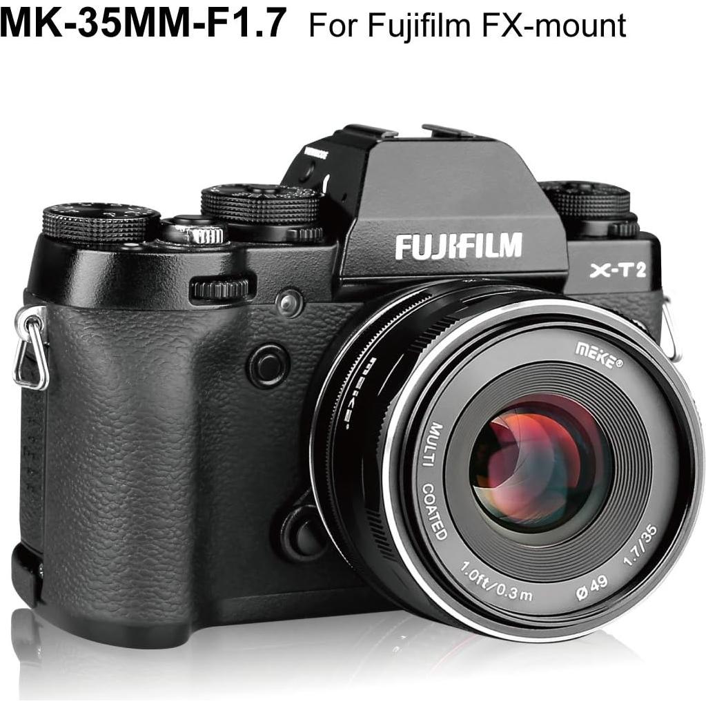 Lente Meike 35mm f1.7 Manual para Fujifilm Montura X