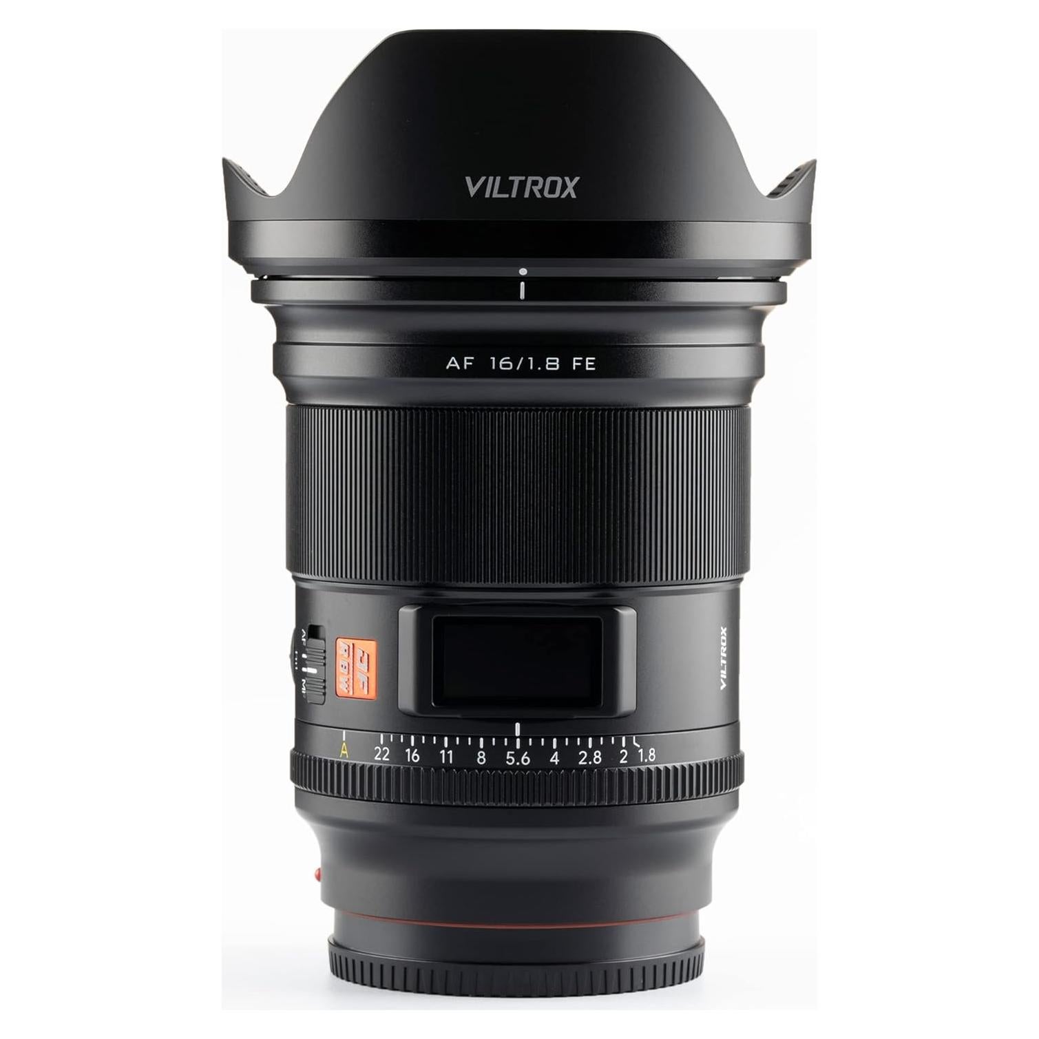 Lente Viltrox AF 16mm F1.8 para Cámaras Sony E-Mount