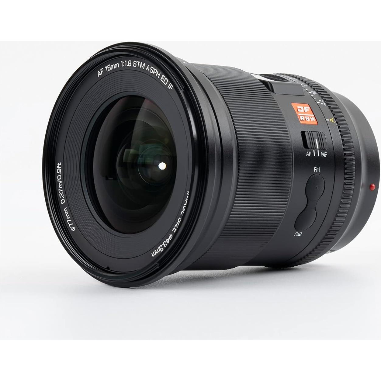 Lente Viltrox AF 16mm F1.8 para Cámaras Sony E-Mount