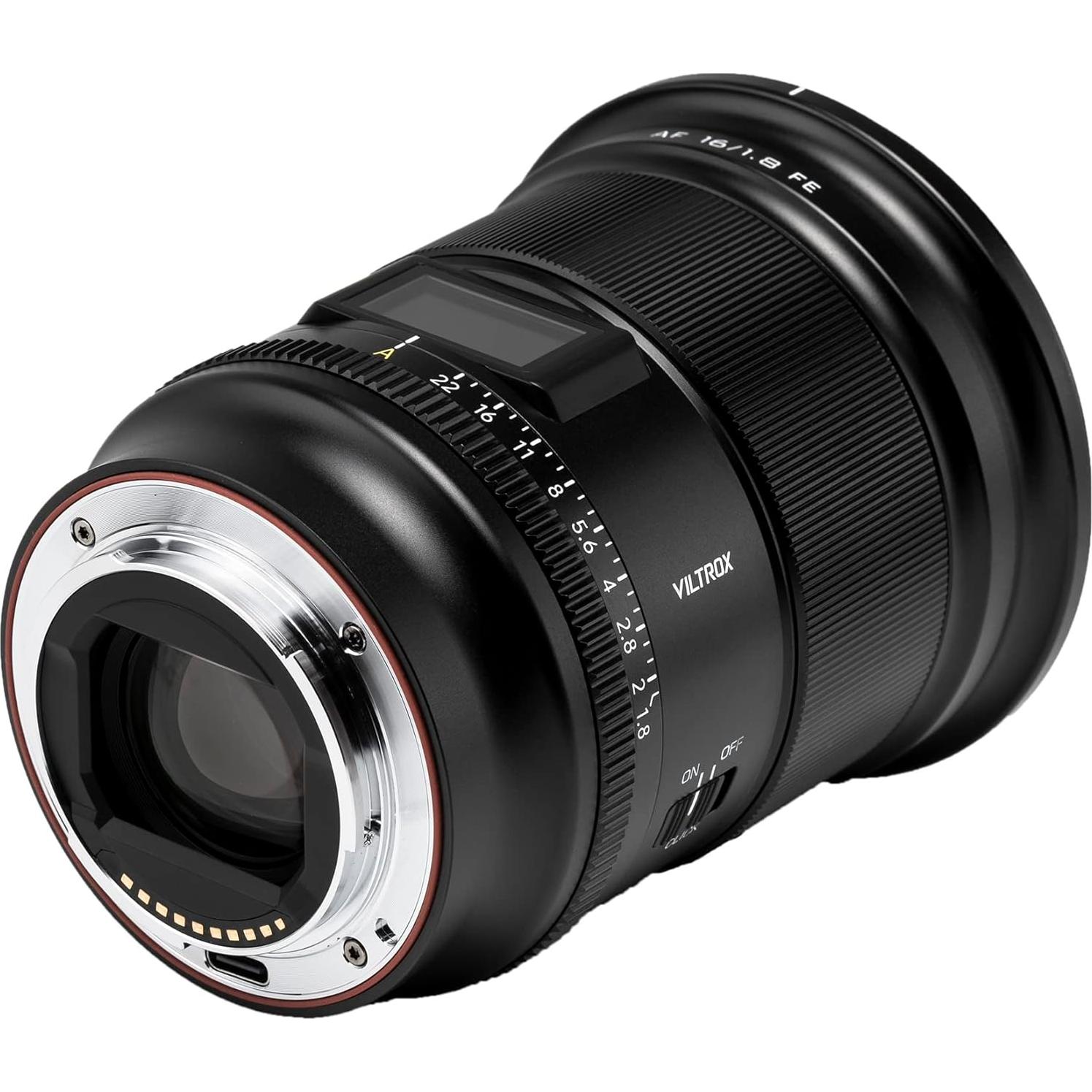Lente Viltrox AF 16mm F1.8 para Cámaras Sony E-Mount