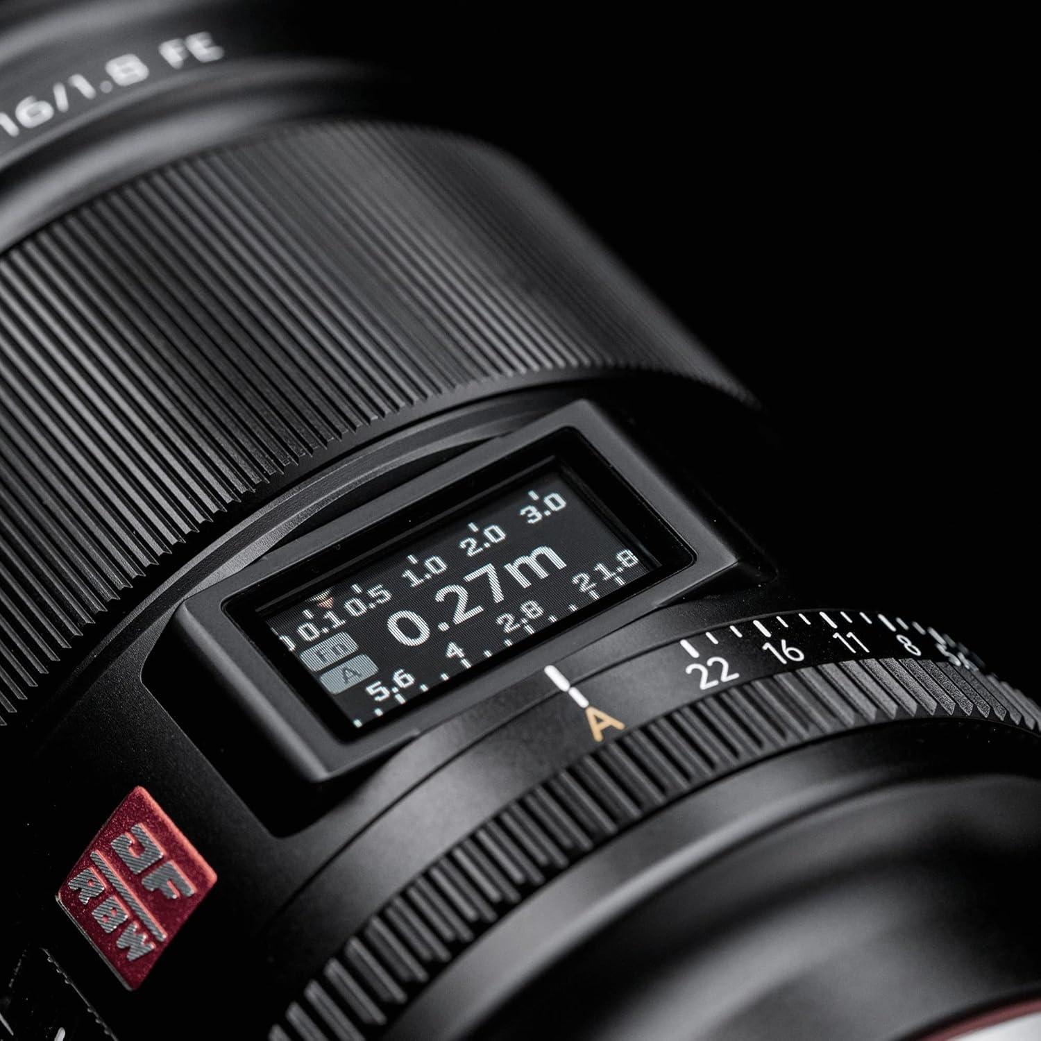 Lente Viltrox AF 16mm F1.8 para Cámaras Sony E-Mount