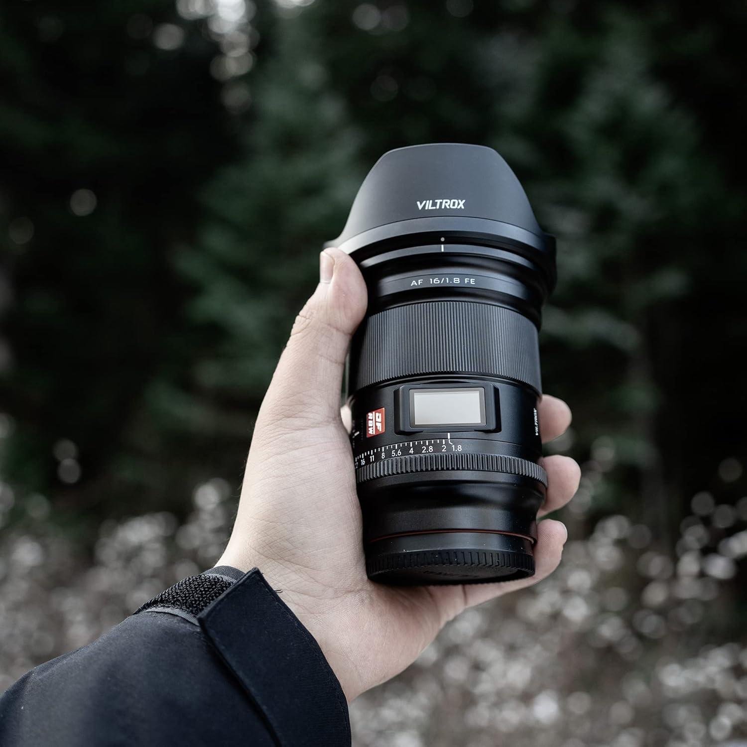 Lente Viltrox AF 16mm F1.8 para Cámaras Sony E-Mount