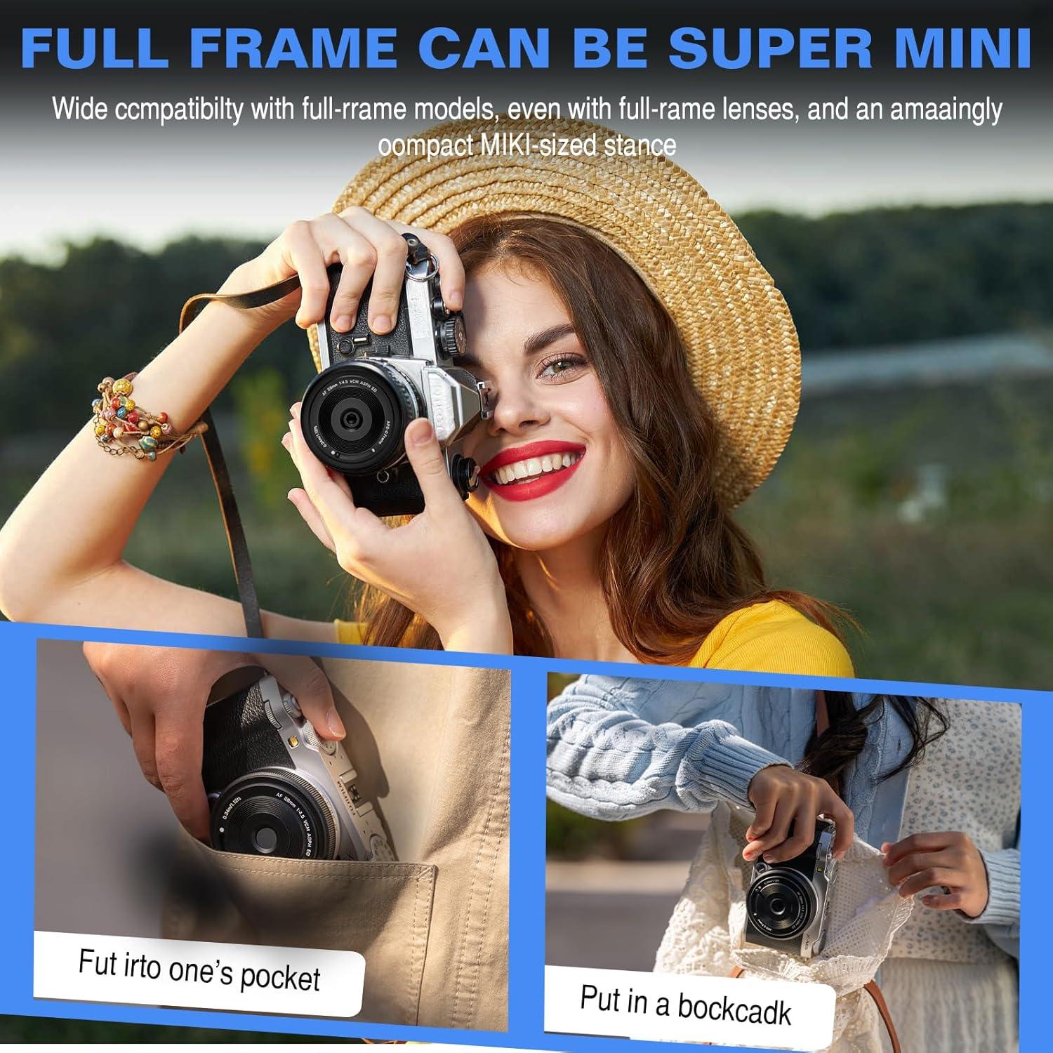 Lente Pancake Viltrox 28mm f/4.5 AF para Nikon Z - Gran Angular