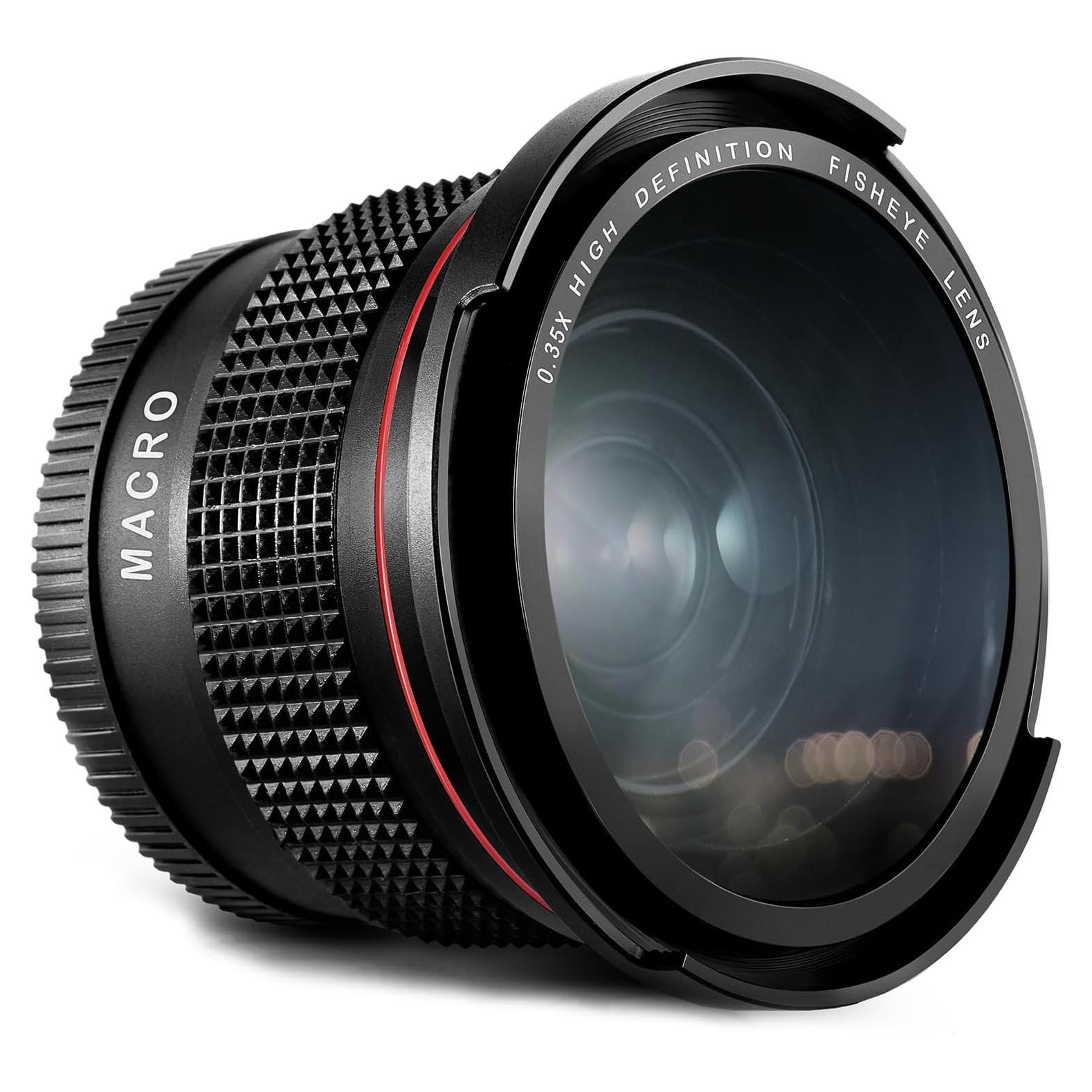 Lente Ojo de Pez Gran Angular 58MM Altura Photo para DSLR