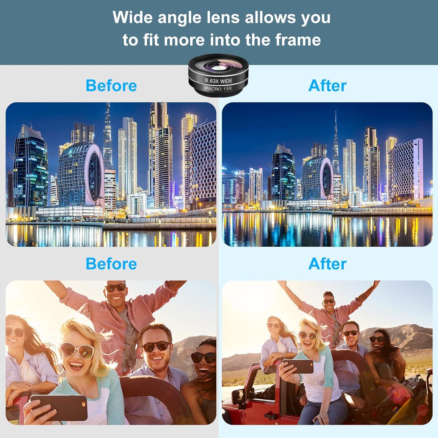 Kit de Lentes para Cámara de Teléfono MOCALACA 11 en 1